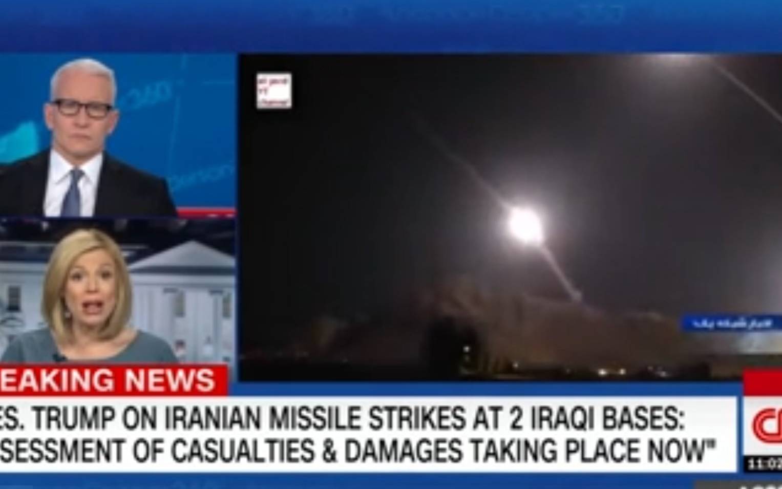 Grafika do artykułu Iran zaatakował amerykańskie bazy w Iraku. Wojna? Teraz wszystko zależy od Trumpa