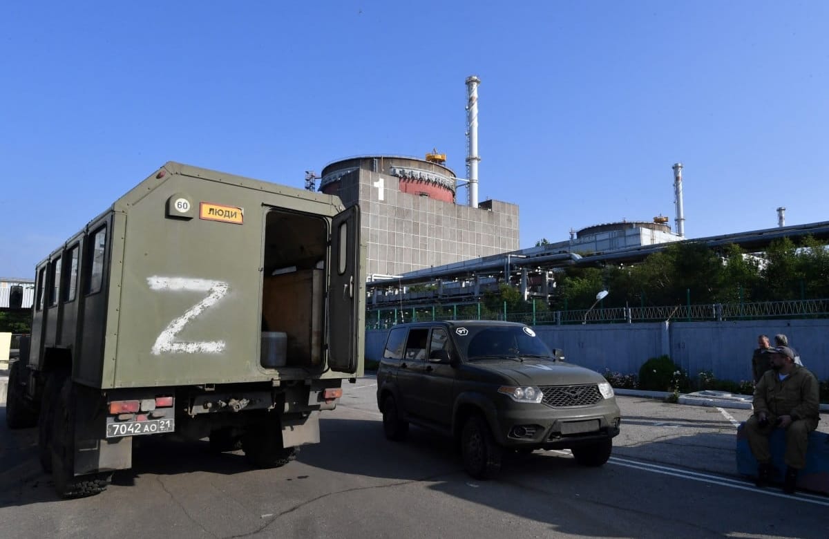 Zaporoska elektrownia jądrowa okupowana przez Federację Rosyjską