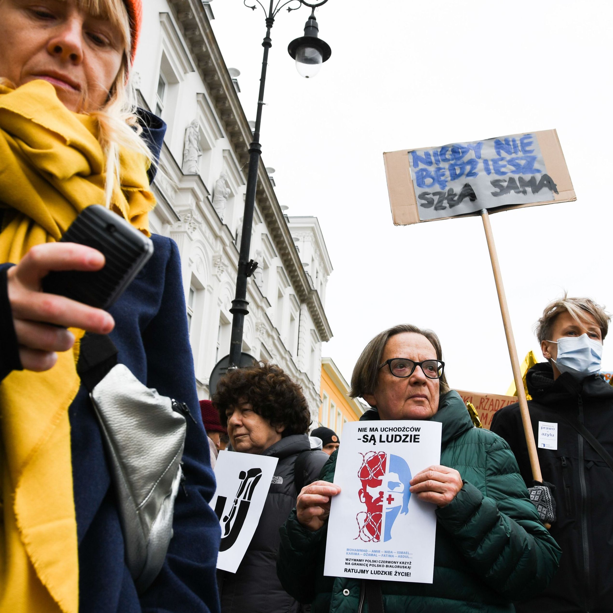 Warszawa, 17.10.2021. Stop torturom na granicy – demonstracja