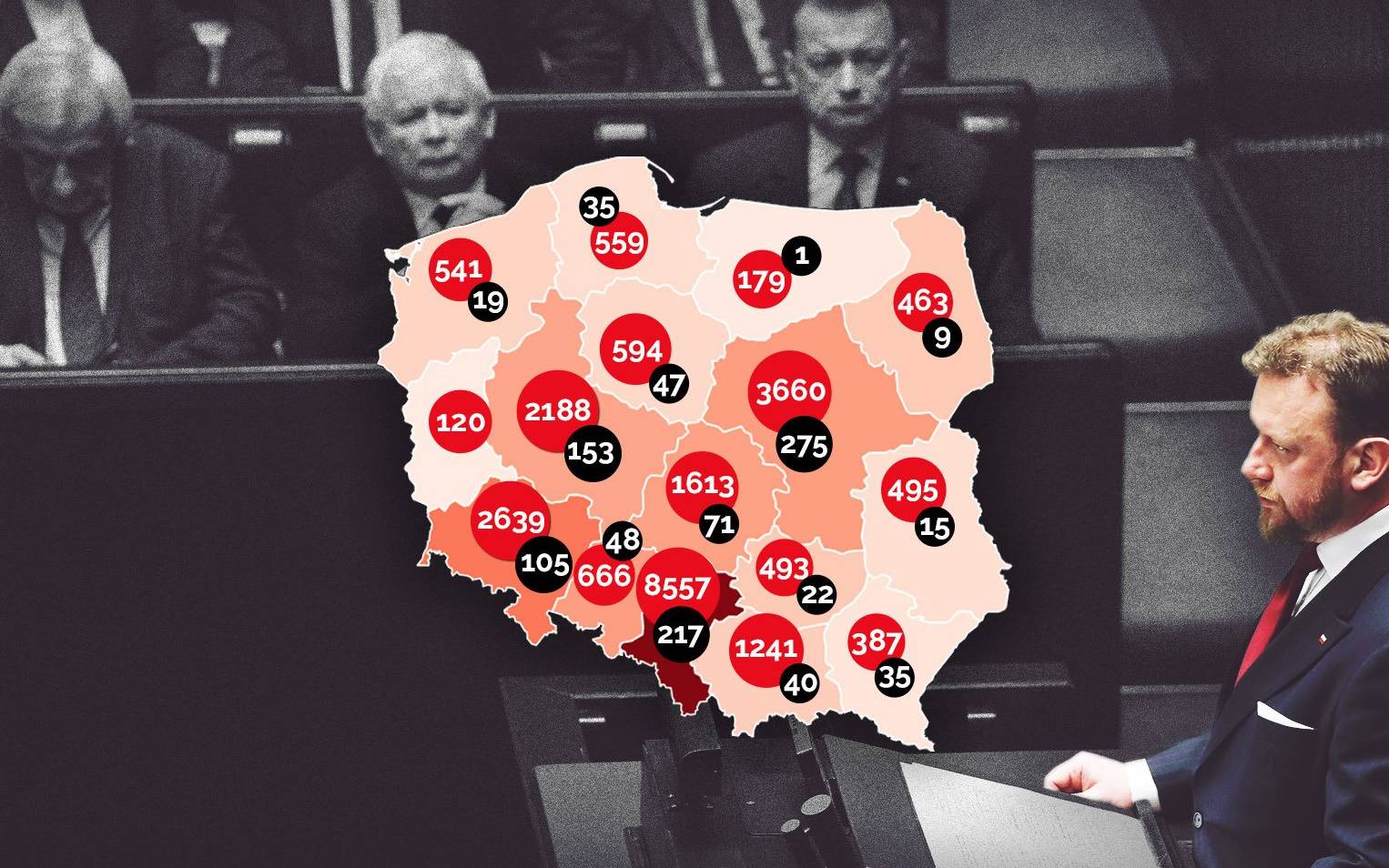 Grafika do artykułu Więcej wyzdrowiałych niż zakażonych – w Polsce, a może i na świecie [WYKRESY, FAKTY]