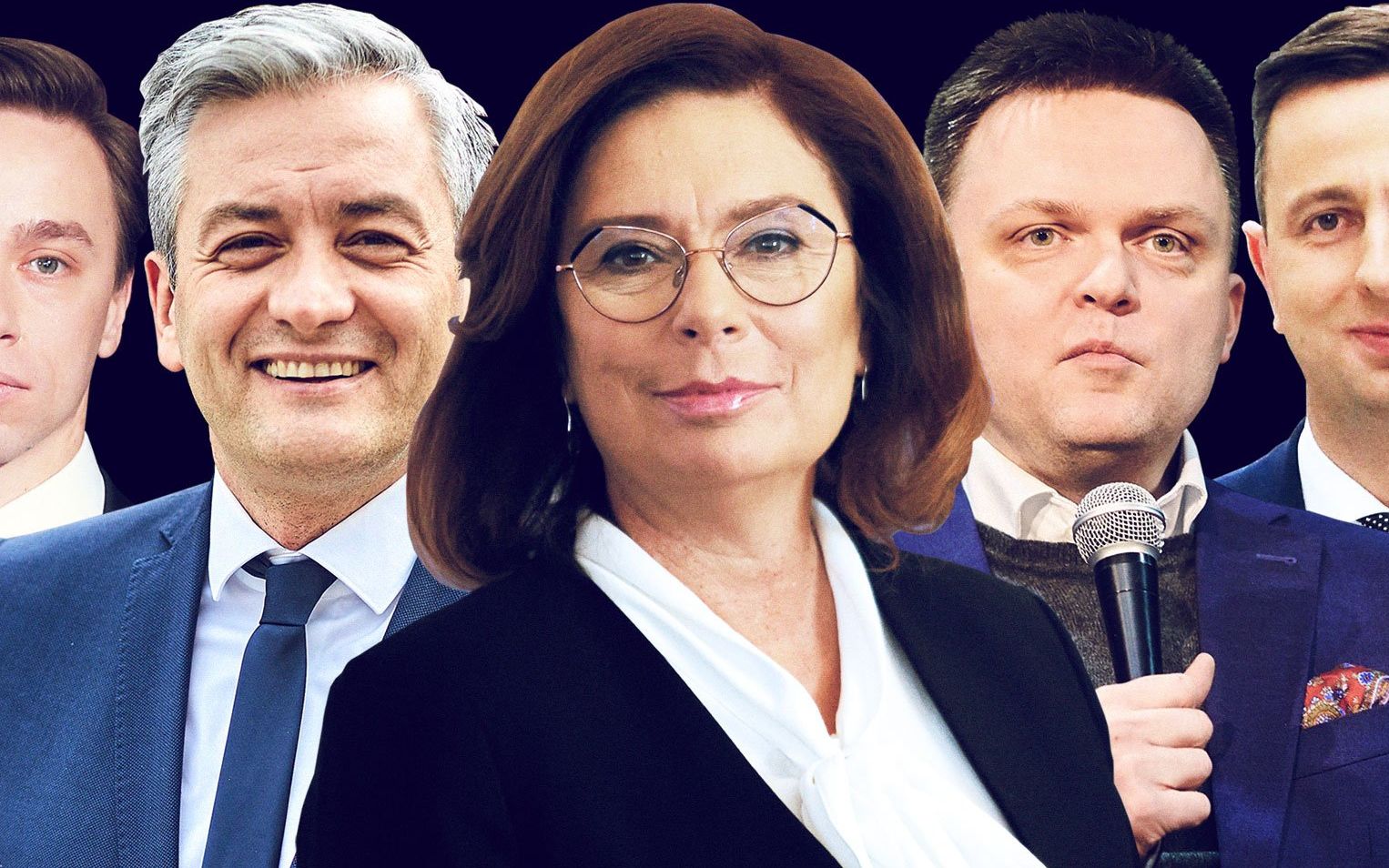 Grafika do artykułu Prezydenckie starcie pokoleń: "młodzi chłopcy" kontra "pani domu". Generacja okrągłego stołu odchodzi w cień?