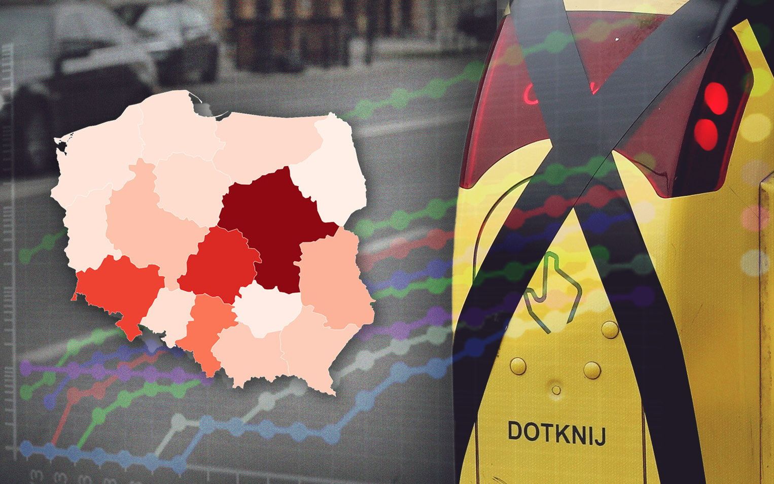 Grafika do artykułu 116 przypadków i 8 ofiar w Polsce. We Włoszech spada śmiertelność [RAPORT]