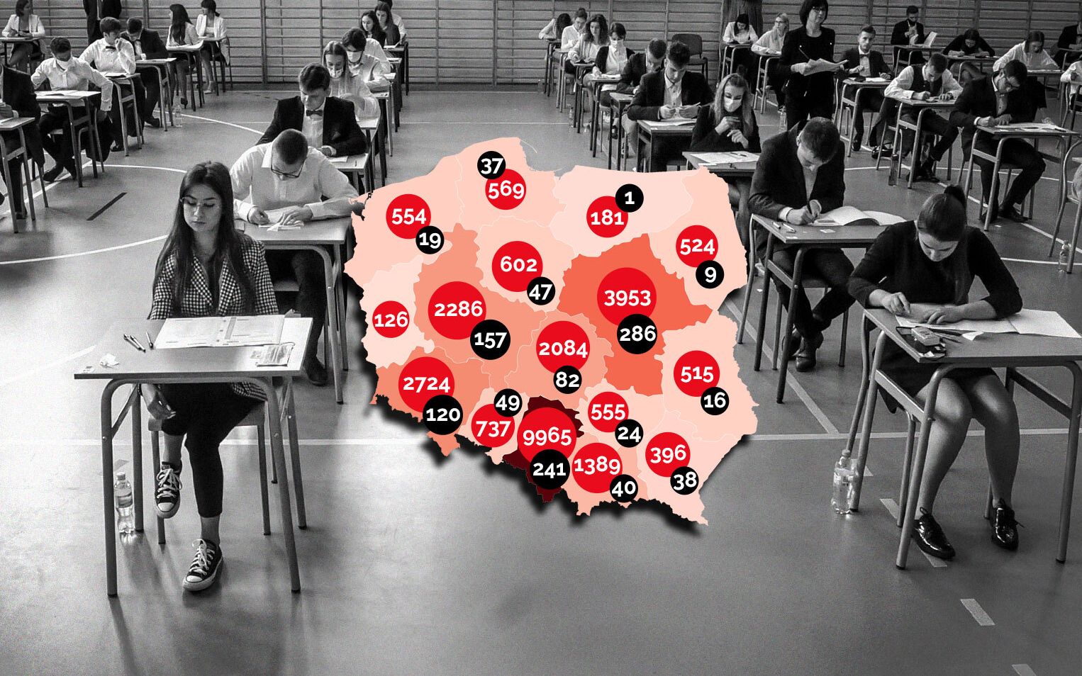 Grafika do artykułu Polska liderem UE w liczbie nowych przypadków, w Nowej Zelandii koniec epidemii [FAKTY, WYKRESY]