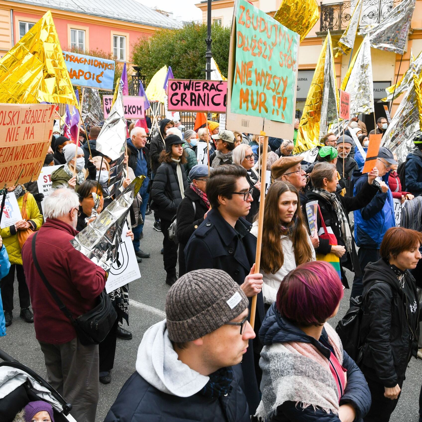 Warszawa, 17.10.2021. Stop torturom na granicy – demonstracja