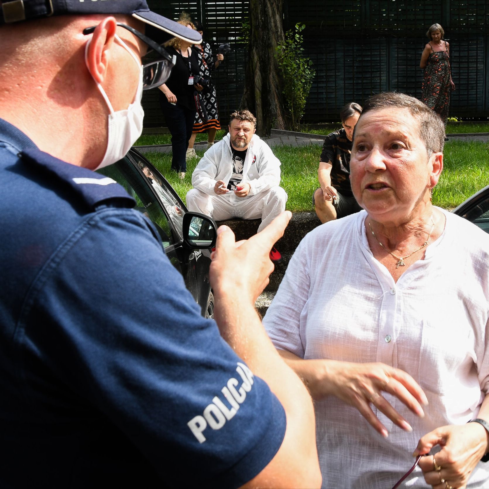 Warszawa, 14.07.2021. Lotna Brygada Opozycji w Orlenie