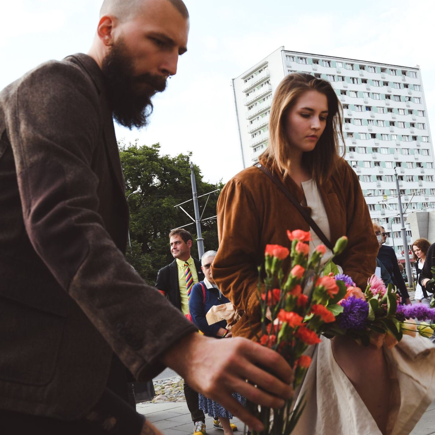 Warszawa, 04.08.2021. Czuwanie - ku pamięci kobiet z obozu na Zieleniaku