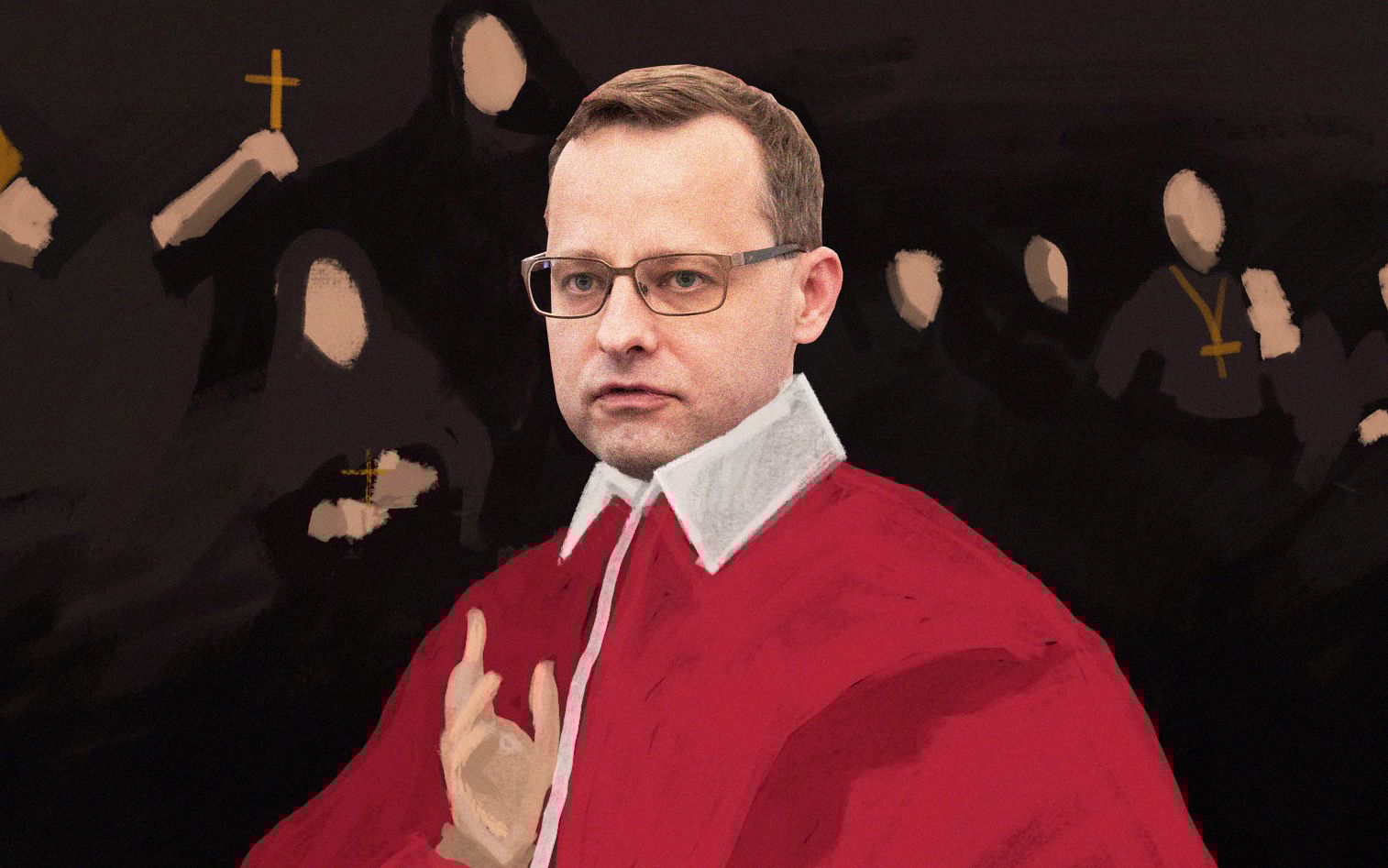 Grafika do artykułu Ekstaza nienawiści wiceministra Romanowskiego: o "lewackiej hołocie" czytającej "medialny ściek"