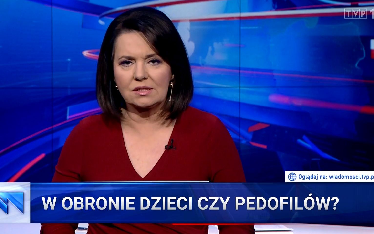 Grafika do artykułu W "Wiadomościach" TVP o Parlamencie Europejskim: "To parlament pedofilski"