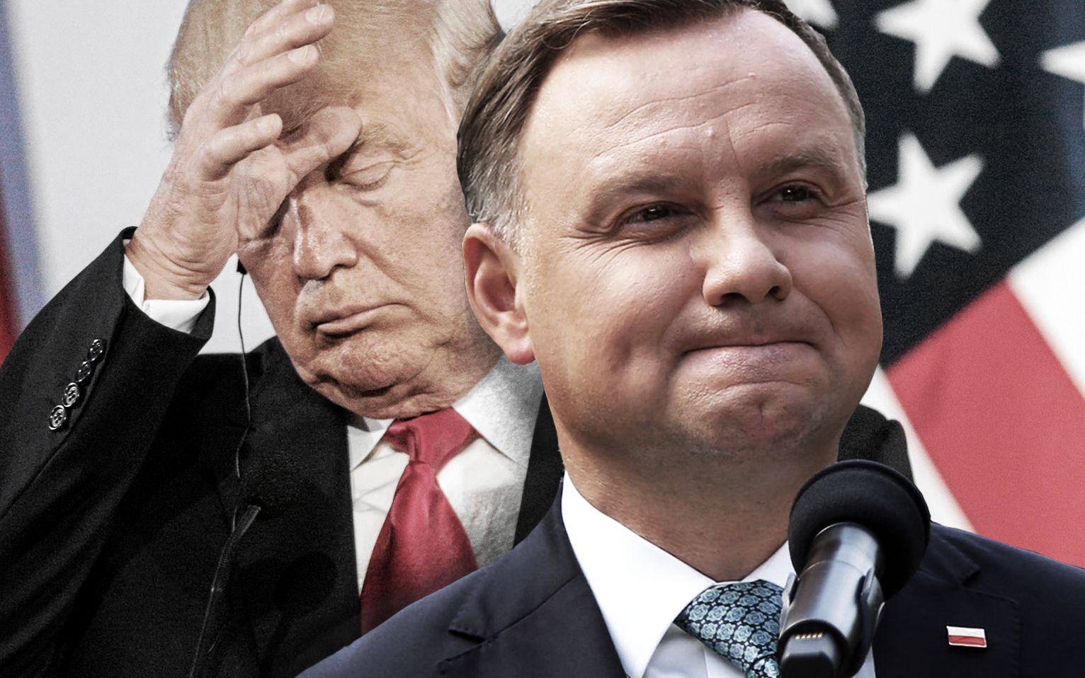 Grafika do artykułu Trump, wielka miłość PiS. Jak Duda bardzo starał się zminimalizować atak na Kapitol
