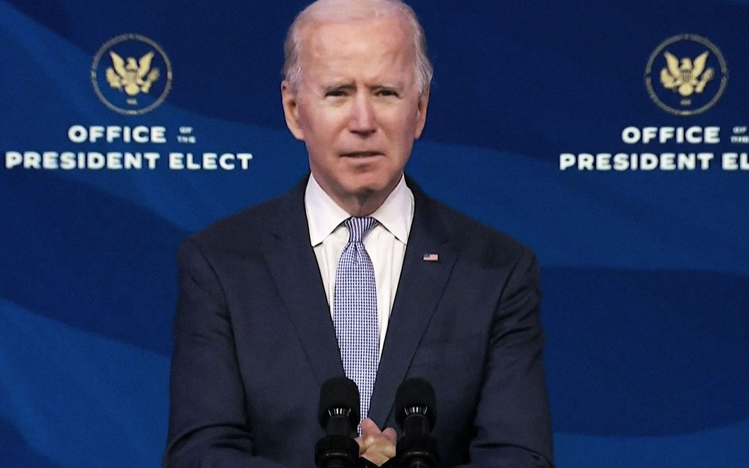 Grafika do artykułu Biden: Nasza demokracja przetrwała dzięki niezawisłym sędziom. Przemówienie słowo w słowo