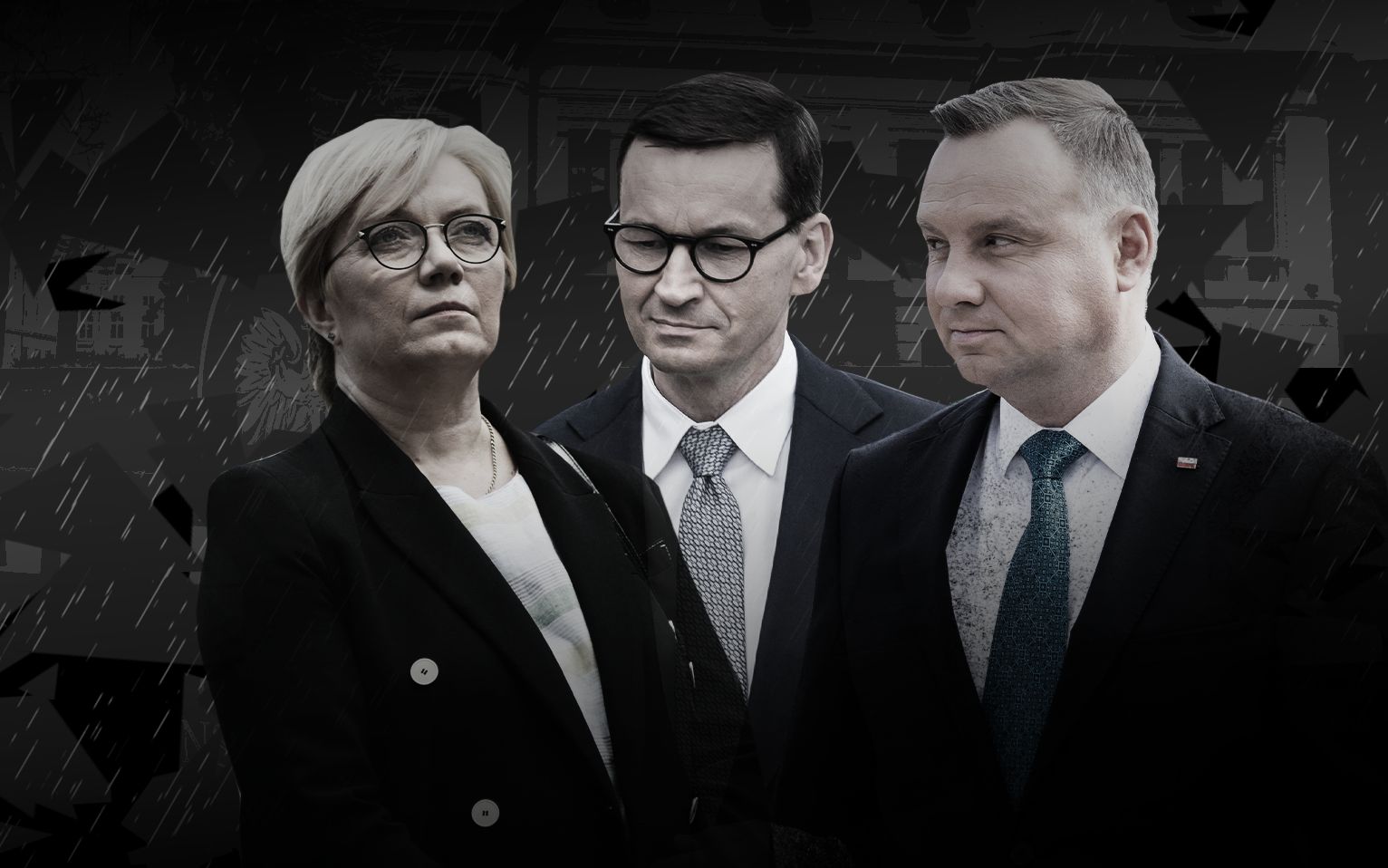 Grafika do artykułu Nowy etap. Po łamaniu Konstytucji przyszedł czas na jej całkowite pomijanie. Dwa przypadki