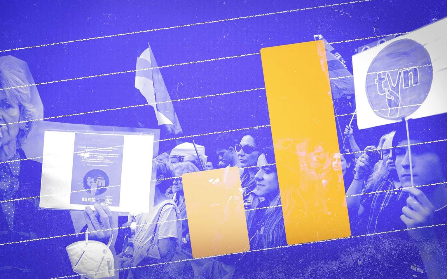 Grafika do artykułu Sondaż Ipsos dowodzi klęski Lex TVN. Przeciw ustawie 67 proc., za tylko wyborcy PiS (i to w połowie)