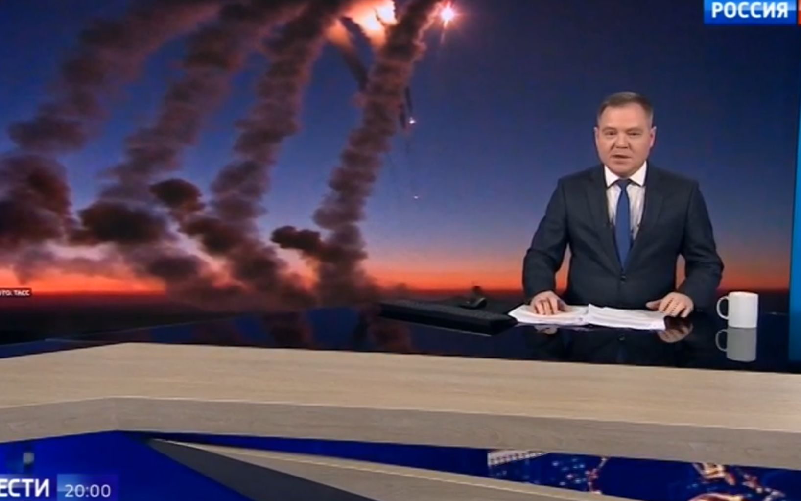 Grafika do artykułu GOWORIT MOSKWA: "Wiesti" zajęły się Bidenem w Warszawie. Uraził Putina?