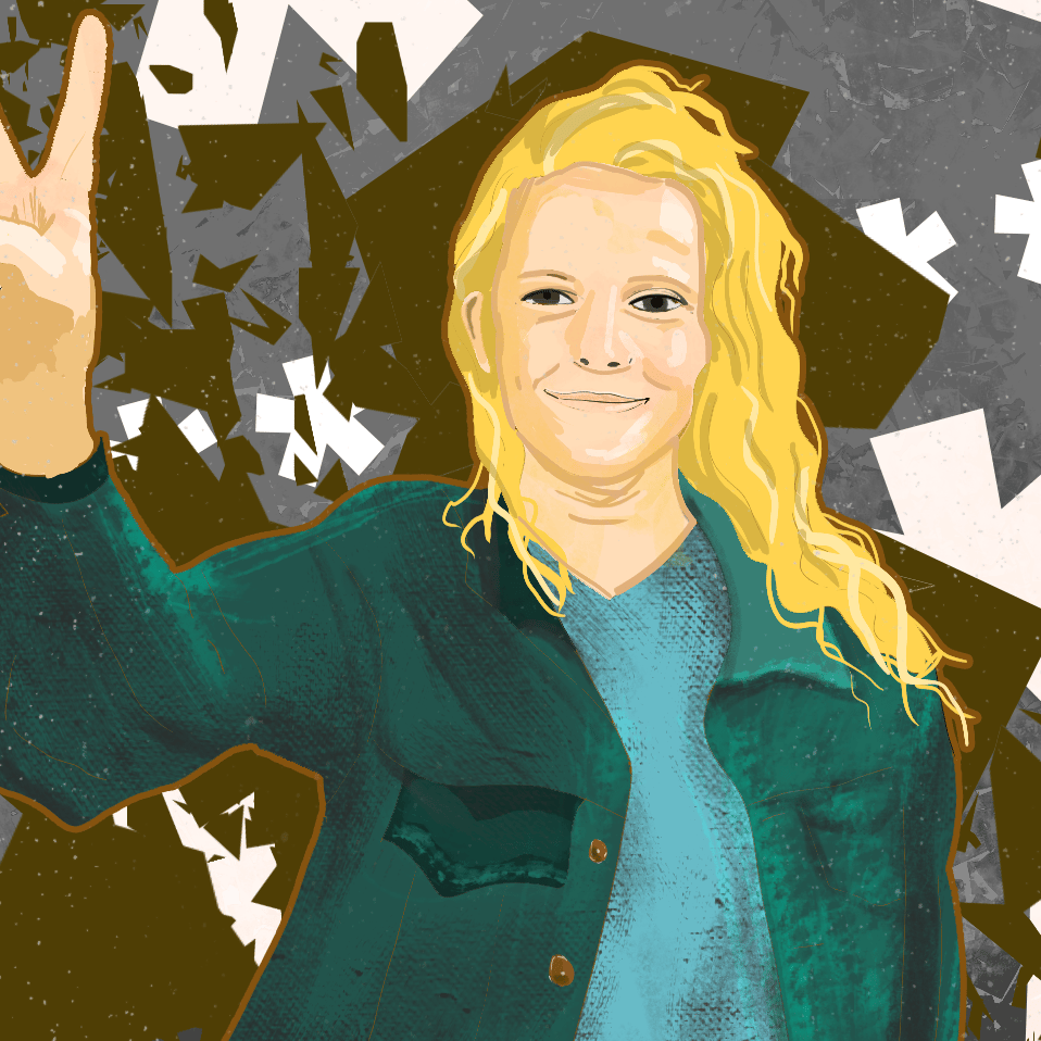 Transparent na kijach od szczotek i sprawa za “je*ać PiS”. Julia Landowska [NA CELOWNIKU]