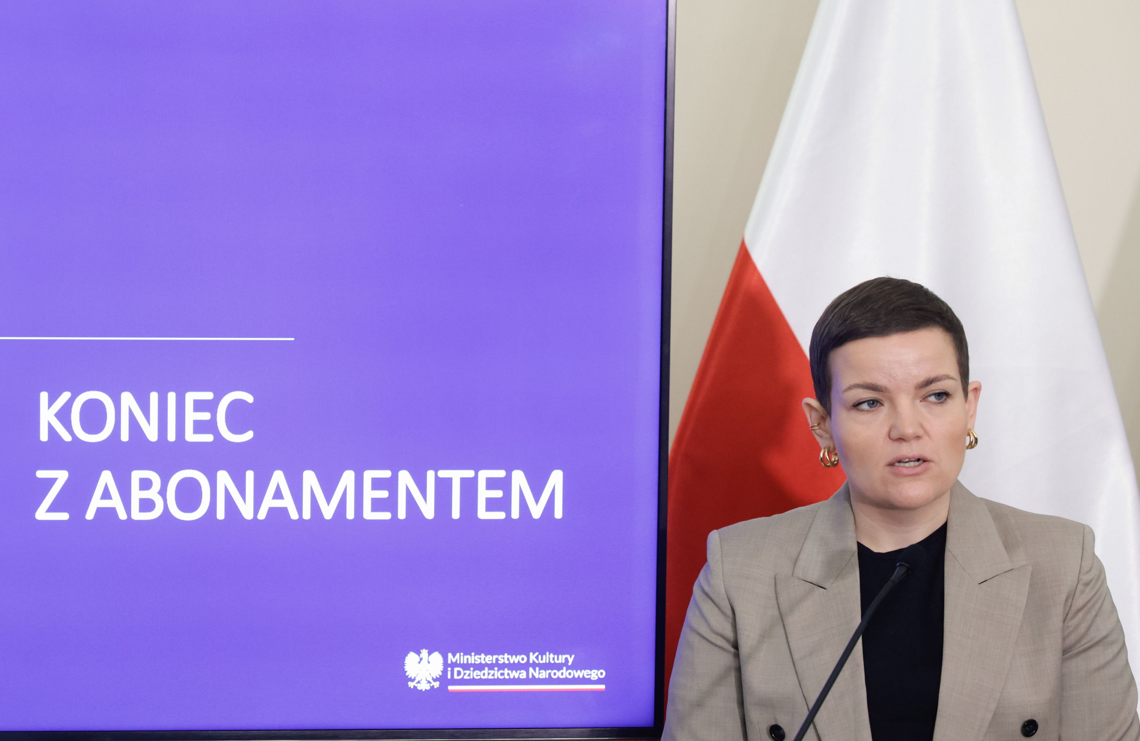 Konferencja prasowa dotyczaca audytu w TVP i nowelizacji ustawy medialnej