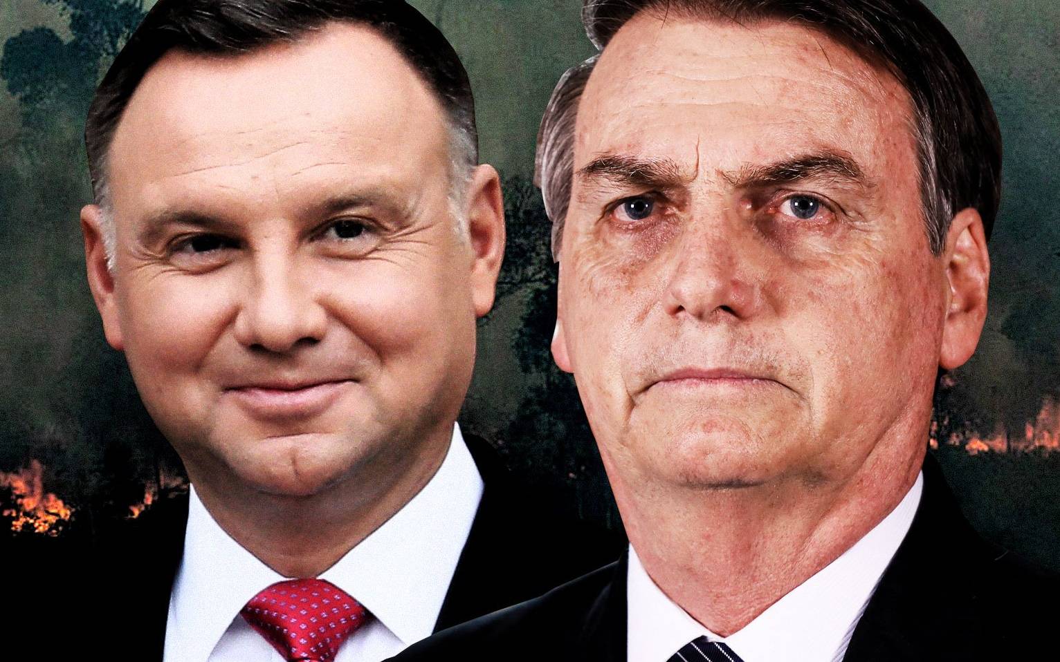 Grafika do artykułu Duda zachwycony Bolsonaro. A Amazonia? „Podjęto zdecydowane kroki”. Tak, w złą stronę