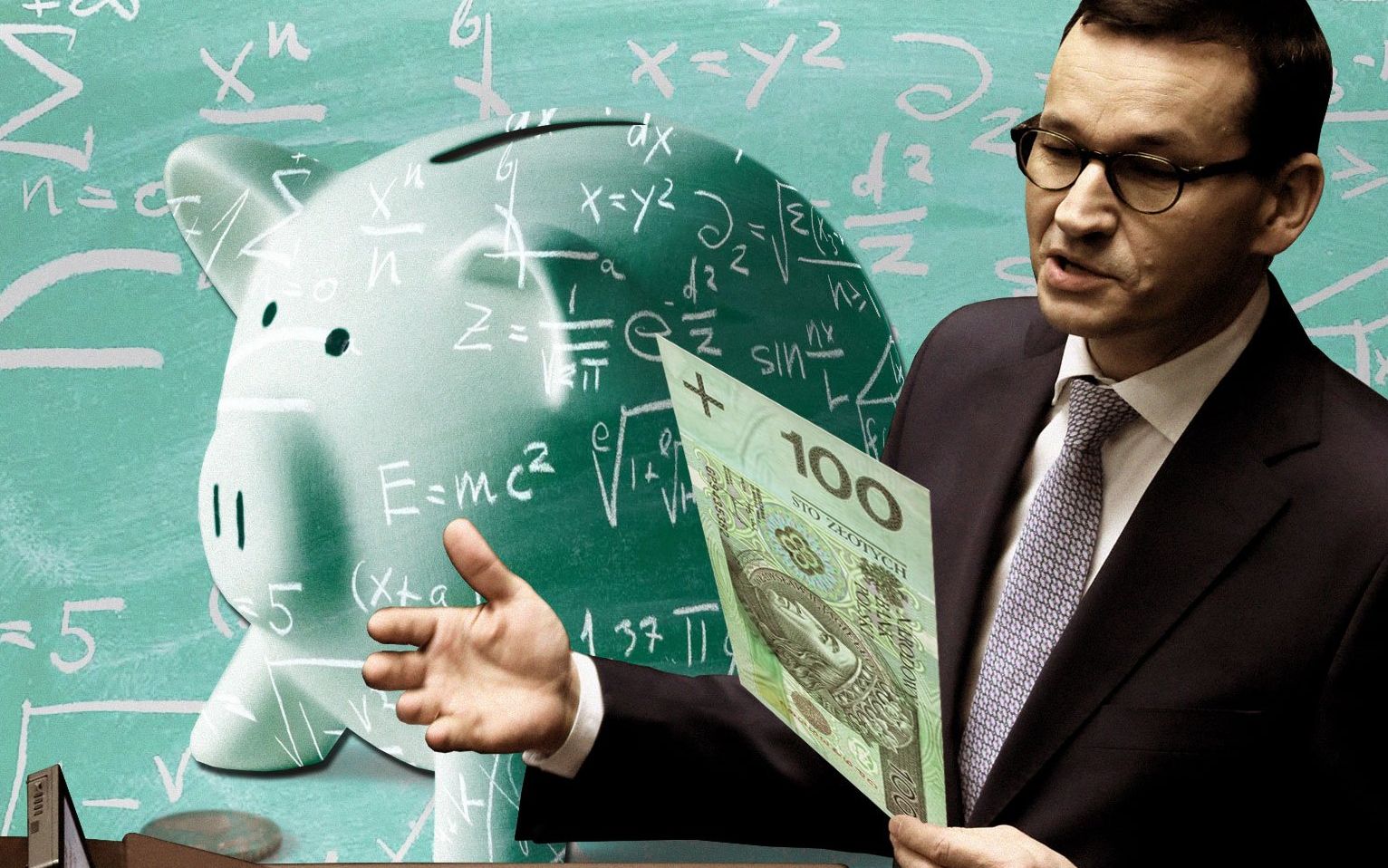 Grafika do artykułu Morawiecki w exposé chwali się rekordowymi nakładami na oświatę. Ale luka edukacyjna dramatycznie rośnie