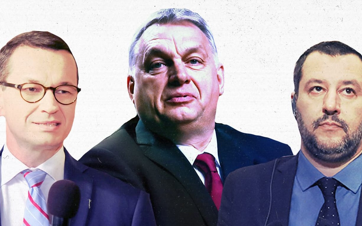 Grafika do artykułu Sojusz populistów: Morawiecki i Salvini w odwiedzinach u Orbána. Dogadają się czy pokłócą?