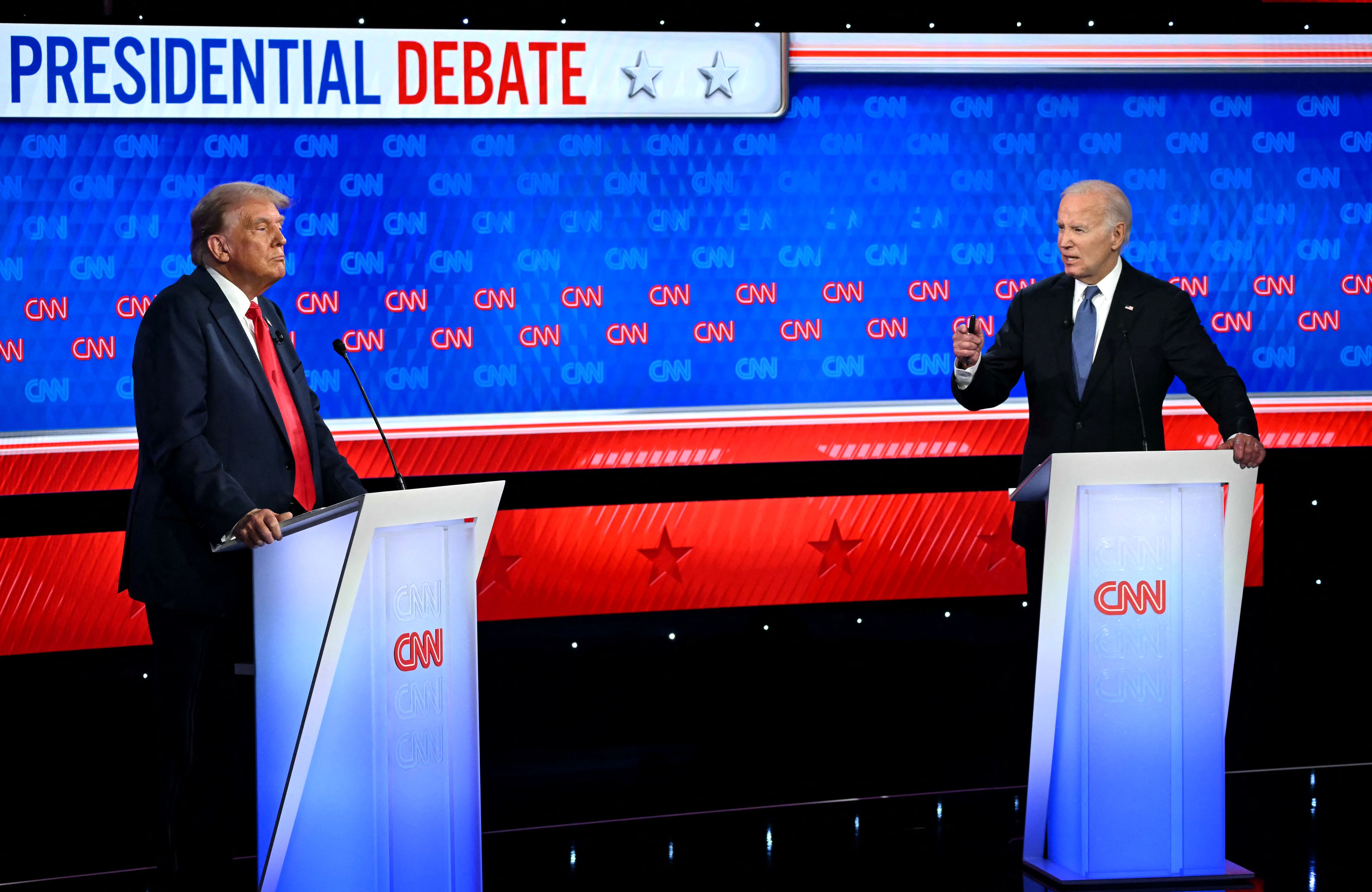 President Joe Biden and Donald Trump hold presidential debate on CNN