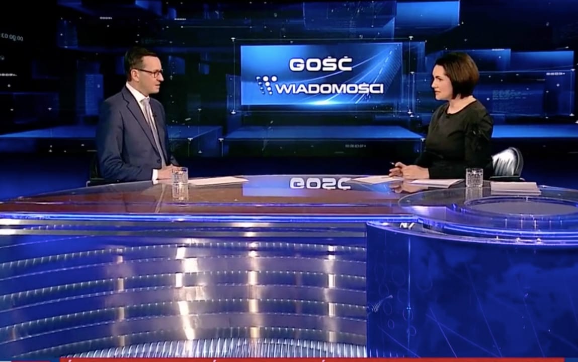 Grafika do artykułu TVP: "Dbamy o pluralizm debaty. Podajemy informacje prawdziwe i zweryfikowane". Co?