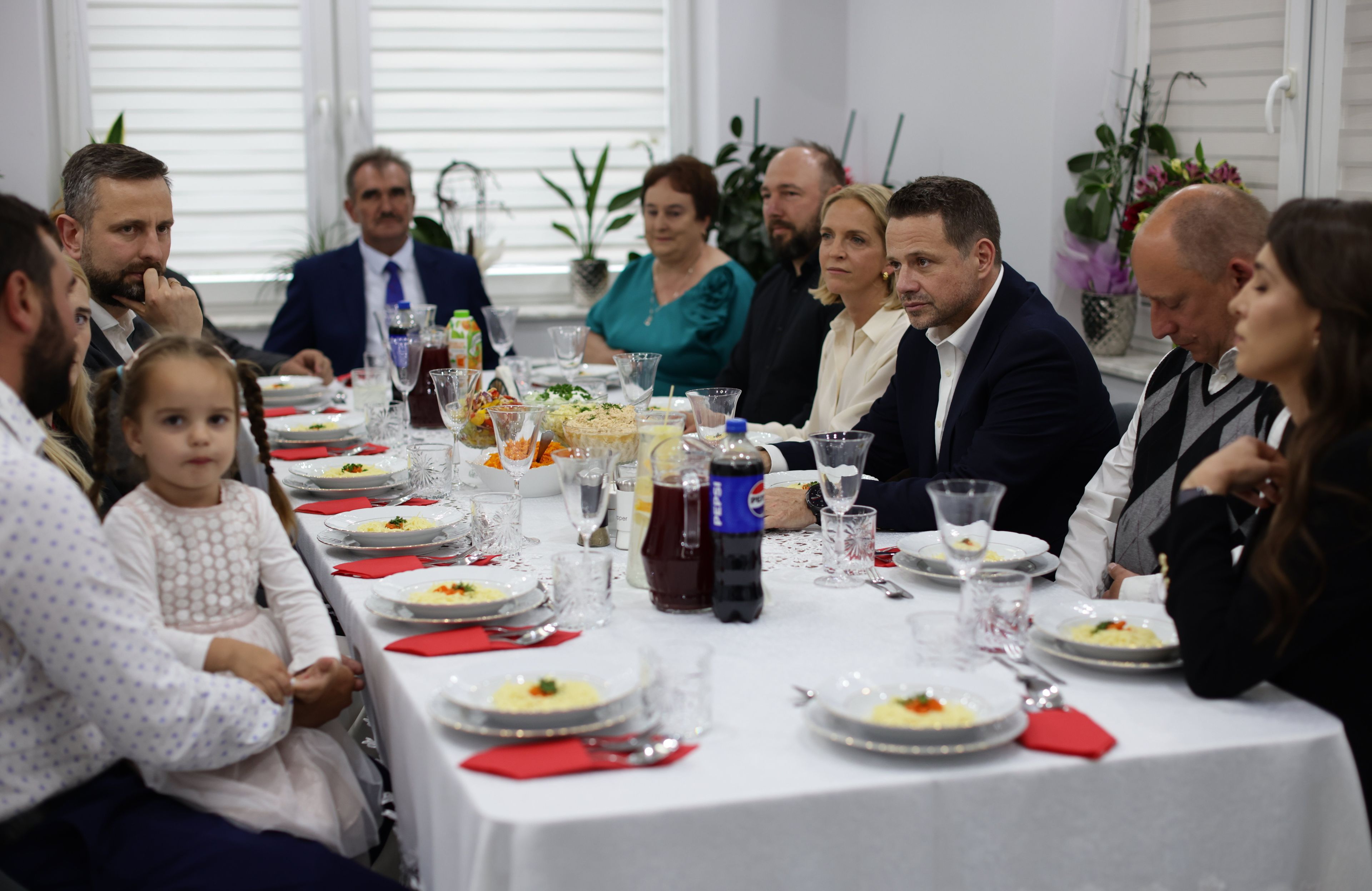 Rafal Trzaskowski w Niecieczy