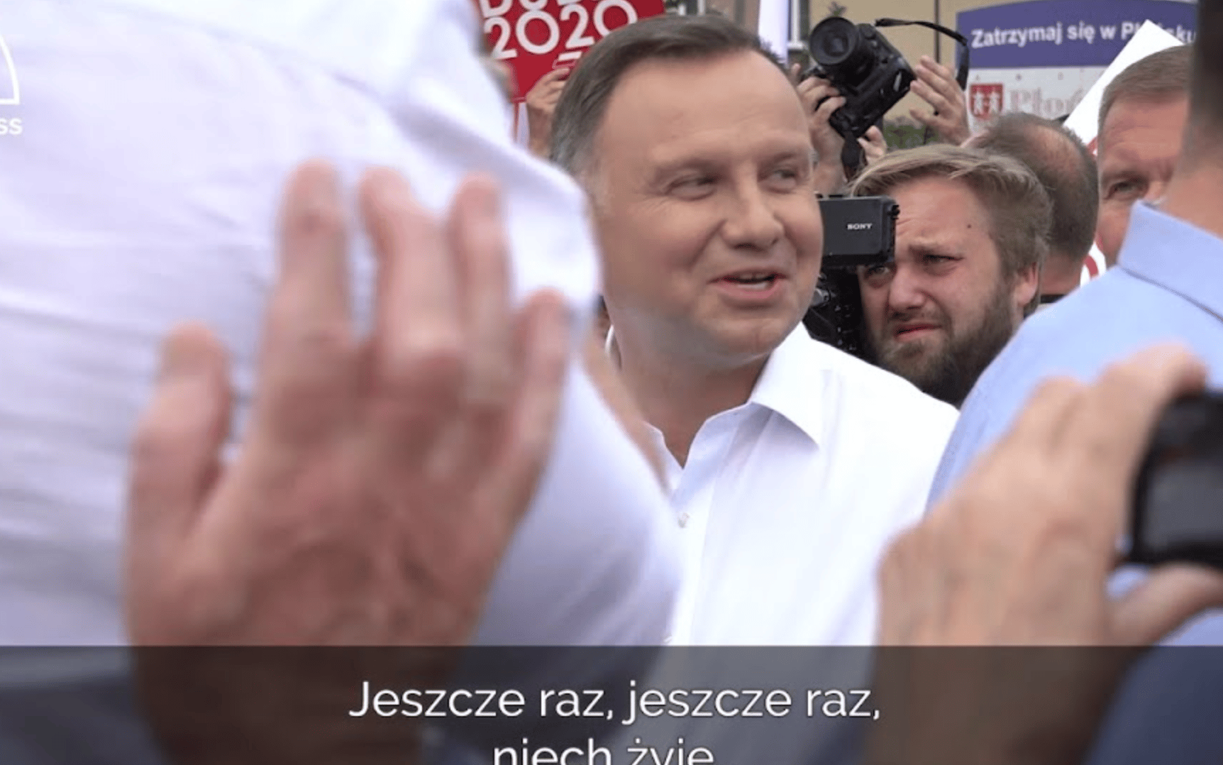 Grafika do artykułu "Prezydent Tysiąclecia" - Andrzej Duda w Płońsku