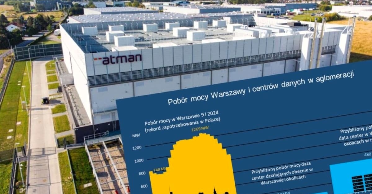 Nowe centrum danych Atman zużyje tyle prądu co Huta Warszawa