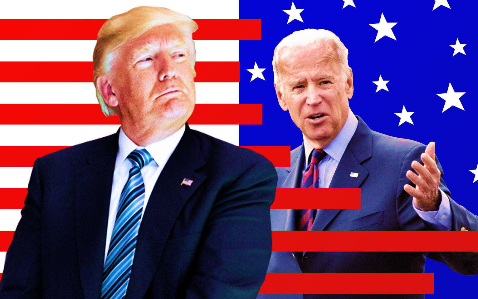 Grafika do artykułu Trump czy Biden? Jak Polki i Polacy głosowaliby w wyborach USA? [SONDAŻ OKO.PRESS]