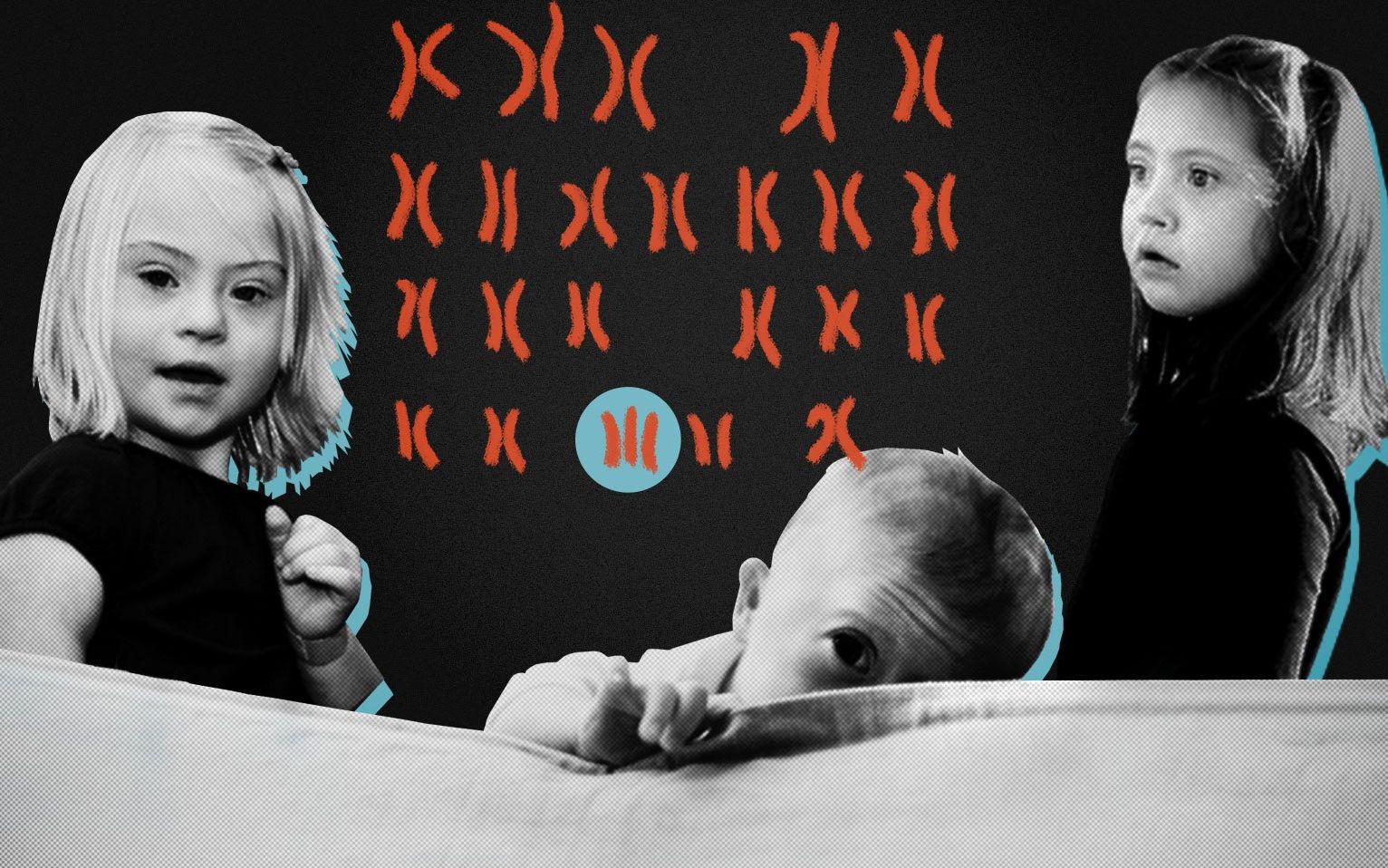 Grafika do artykułu Państwo nie dba o osoby z zespołem Downa. Chodzi tylko o to, by przychodziły na świat [ROZMOWA]