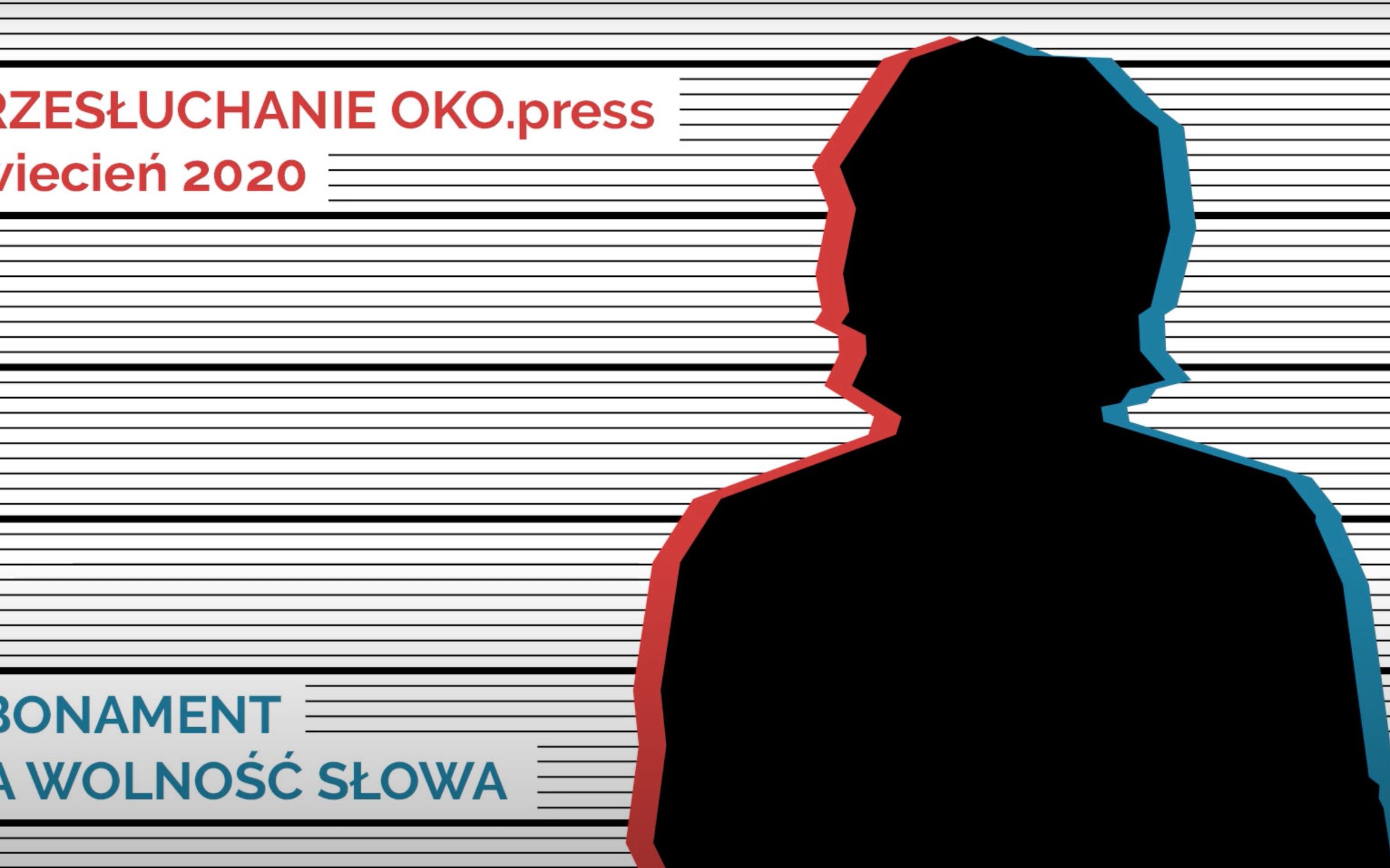 Grafika do artykułu Przesłuchanie OKO.press – Kwiecień 2020
