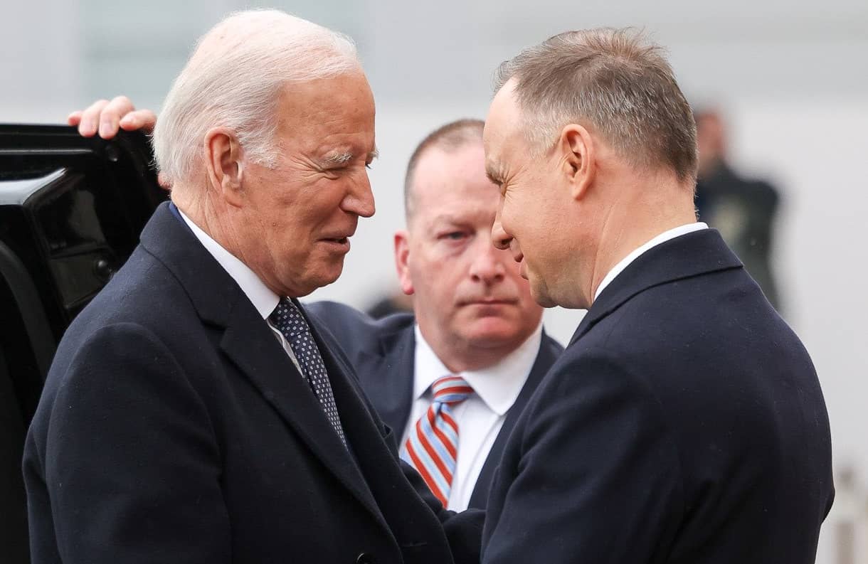 Prezydent Andrzej Duda wita prezydenta USA Joe Bidena, Praworządność.