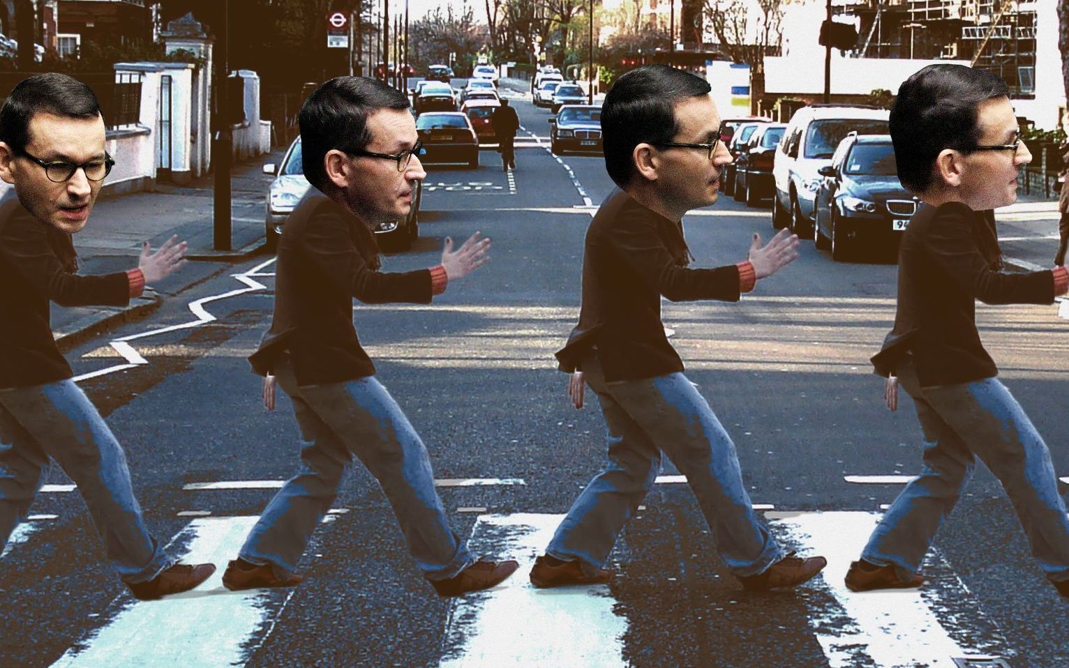 Grafika do artykułu Morawiecki: "Wprowadzimy pierwszeństwo pieszych przed wejściem na przejście". Dobrze, późno, za mało