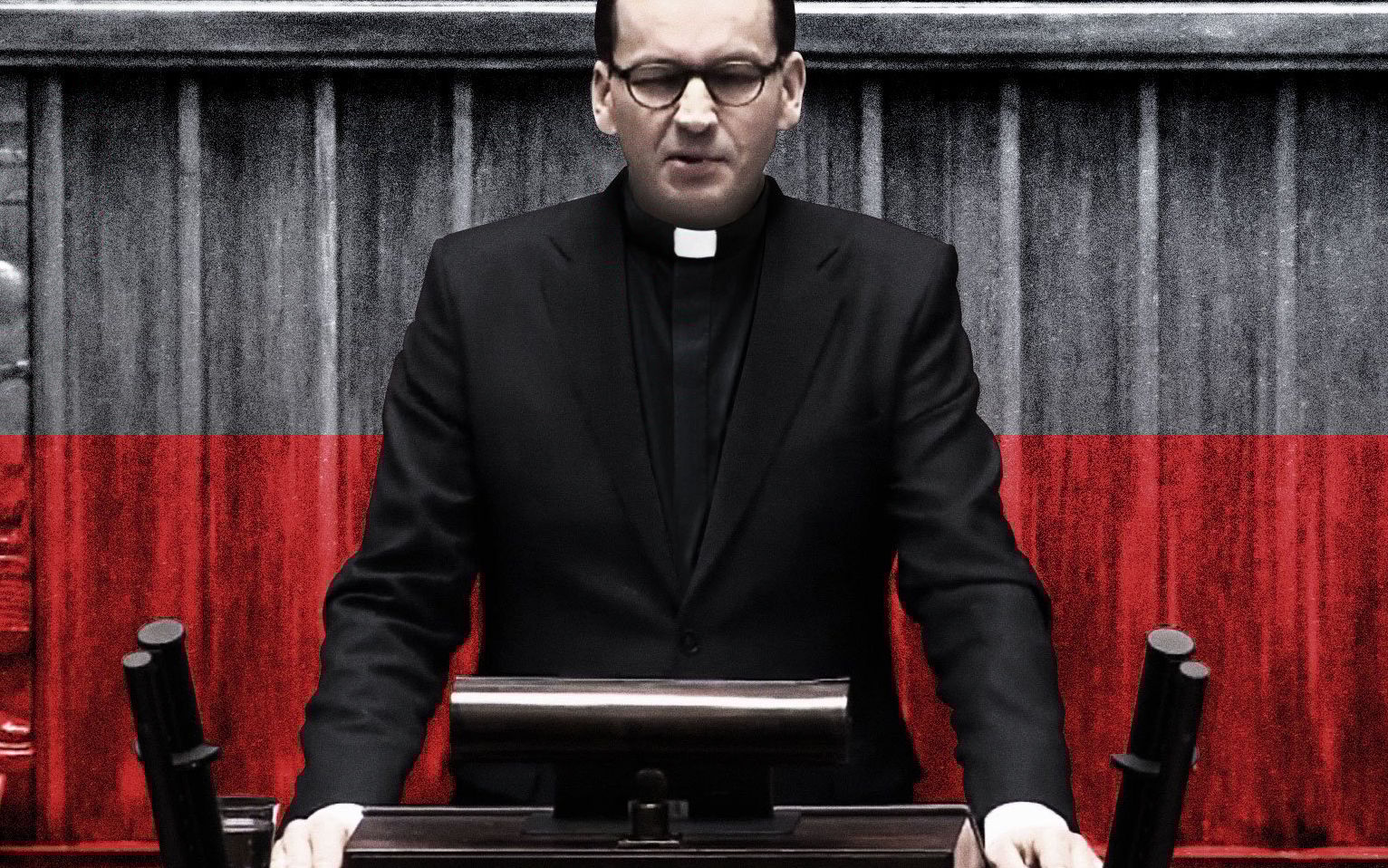 Grafika do artykułu Ojciec Mateusz wypowiada wojnę w obronie arcypolskiej rodziny przed "ideologiczną ręką"