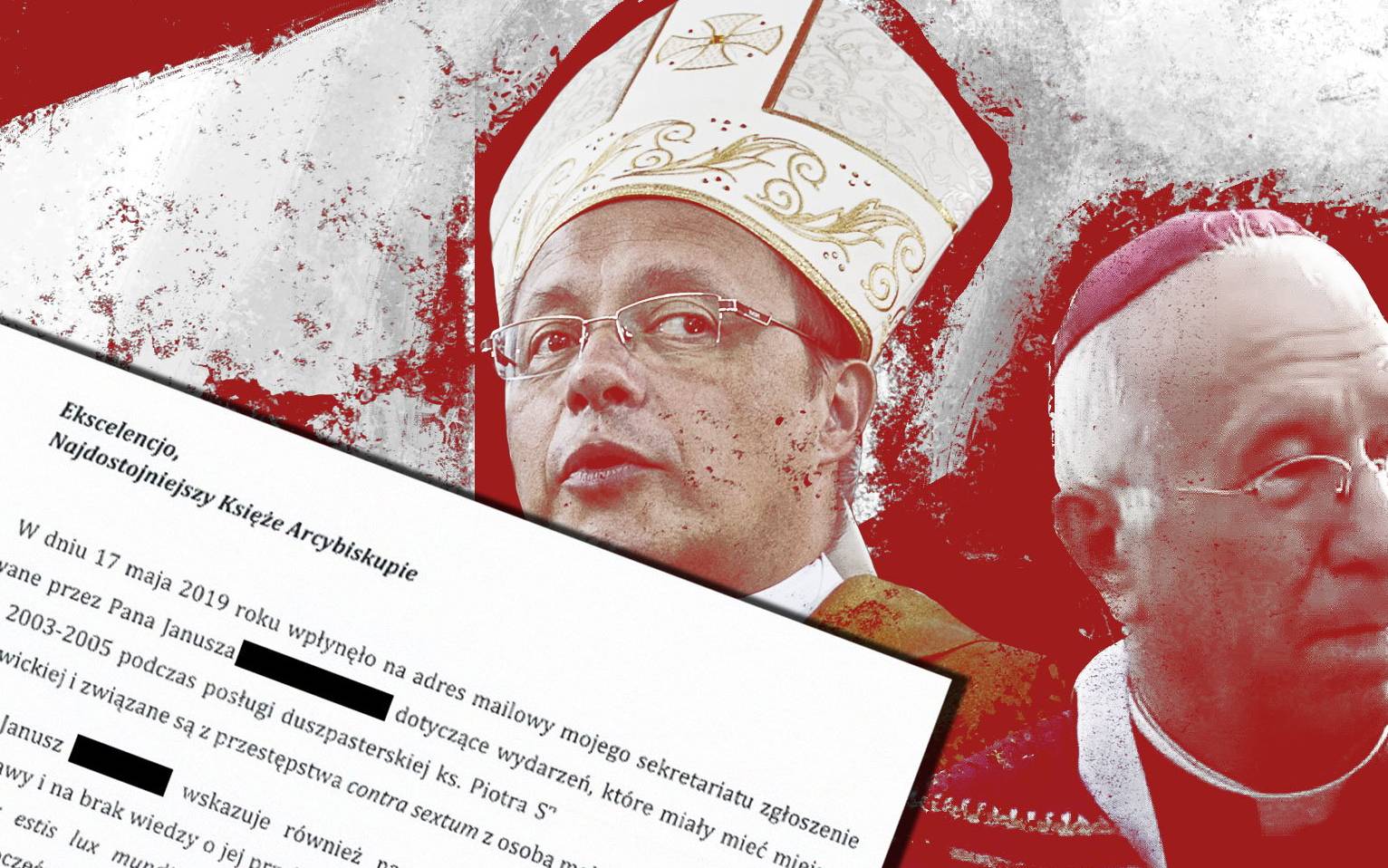 Grafika do artykułu Arcybiskup Ryś ujawnił nazwisko ofiary księdza pedofila, bohatera tekstów OKO.press