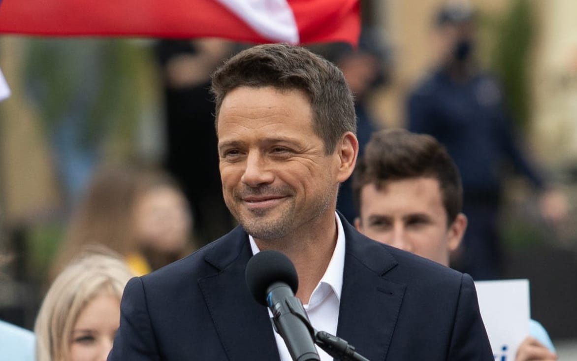 23.06.2020 Lublin , plac Lokietka . Kandydat na stanowisko prezydenta RP Rafal Trzaskowski podczas wizyty wyborczej .
Fot. Jakub Orzechowski / Agencja Gazeta