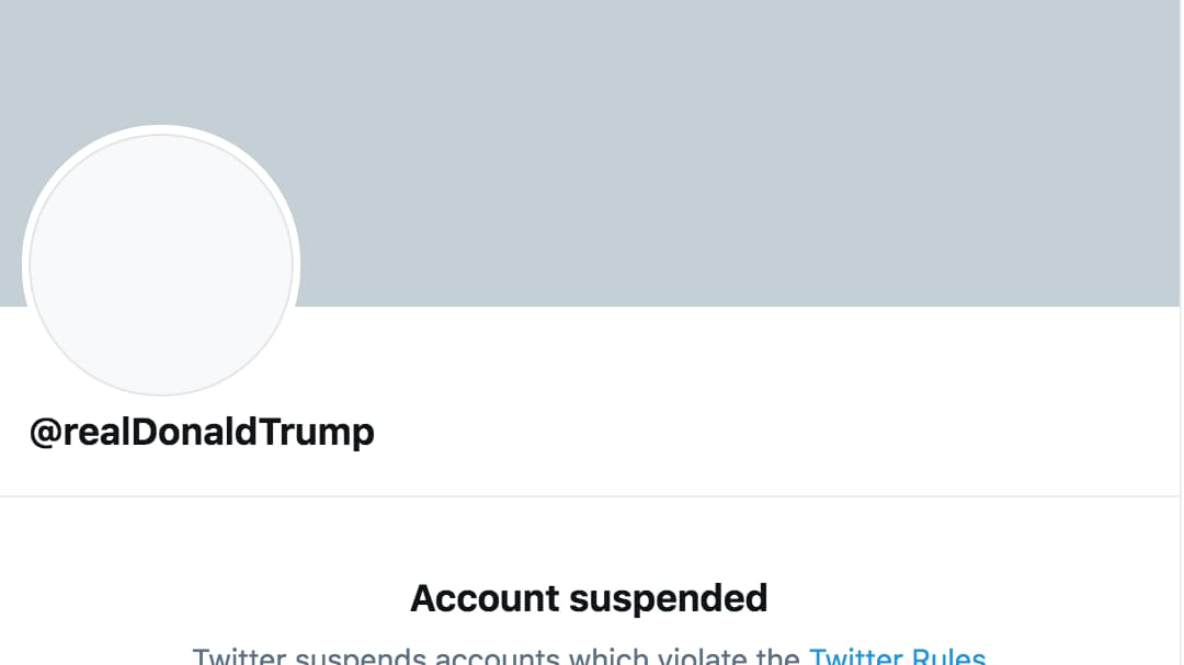 Konto Donalda Trumpa zablokowane na Twitterze
