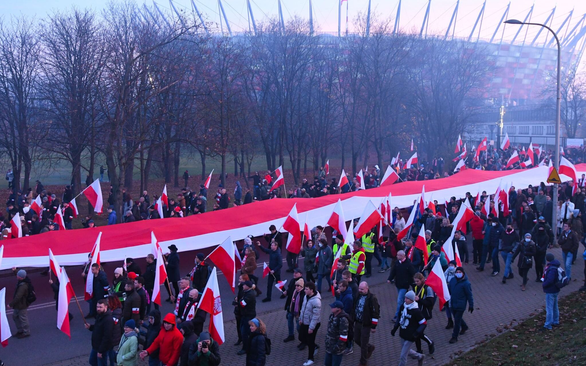 11.11.2021. Marsz niepodległości w Warszawie