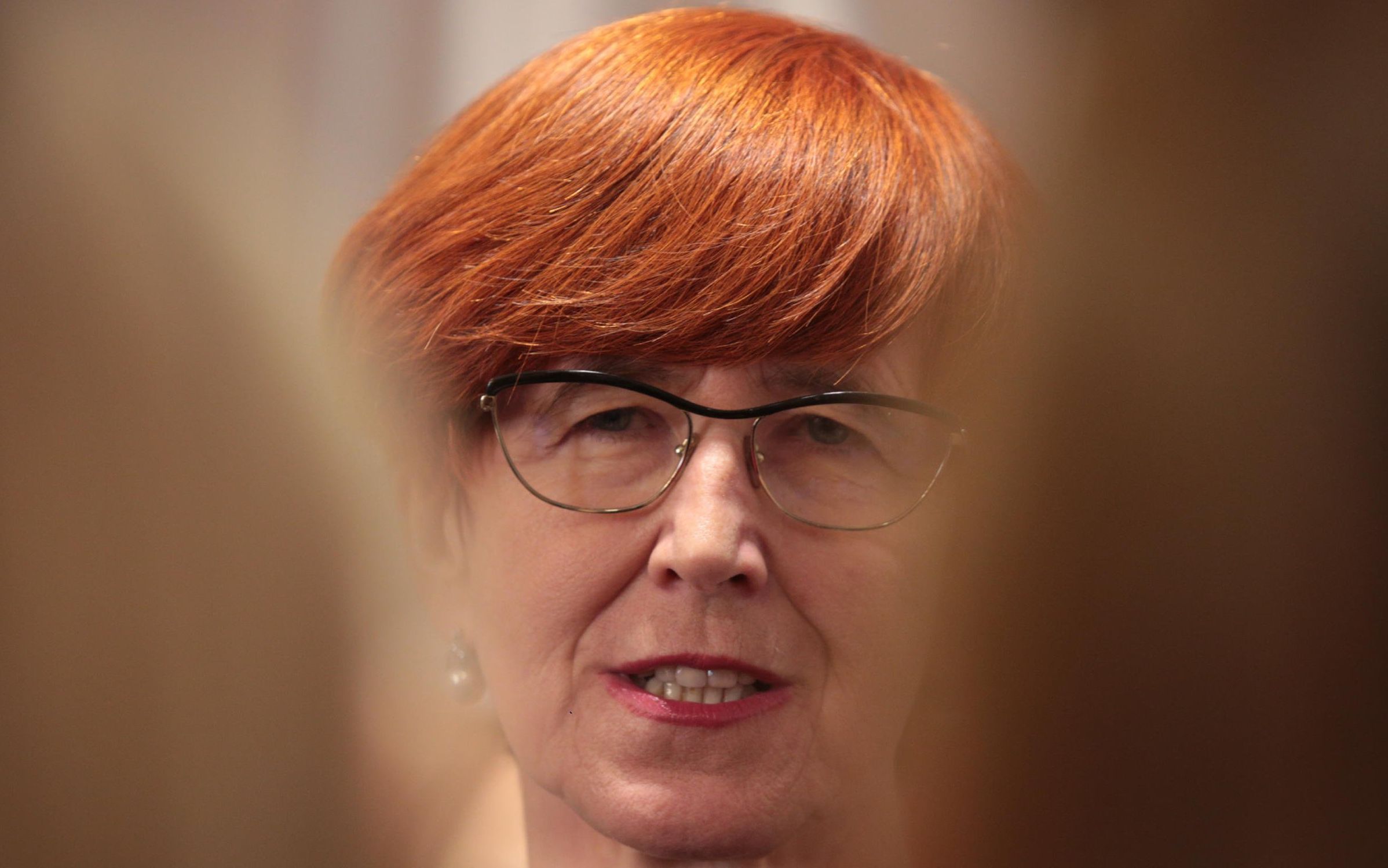 10.10.2018 Kielce , Swietokrzyski Urzad Wojewodzki . Minister Elzbieta Rafalska podczas biefingu prasowego .
Fot. Pawel Malecki / Agencja Gazeta