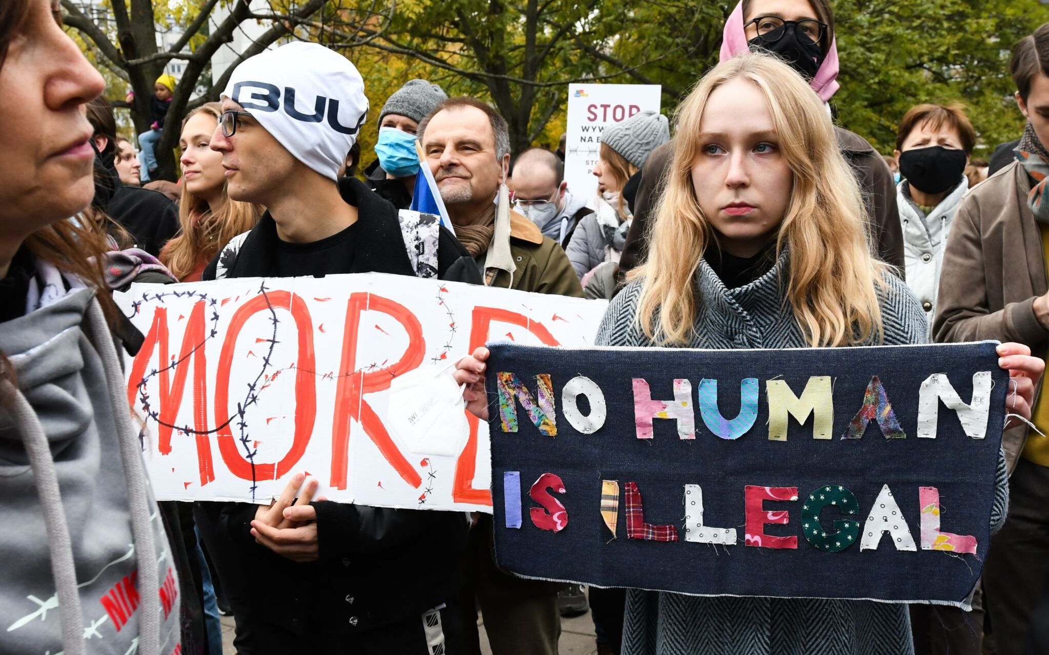 Warszawa, 17.10.2021. Stop torturom na granicy – demonstracja