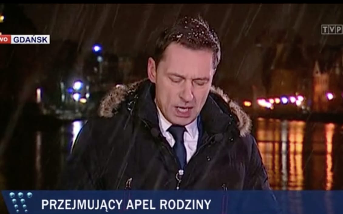Grafika do artykułu "Wiadomości" szczują w dniu śmierci Adamowicza: winny Owsiak i Tusk