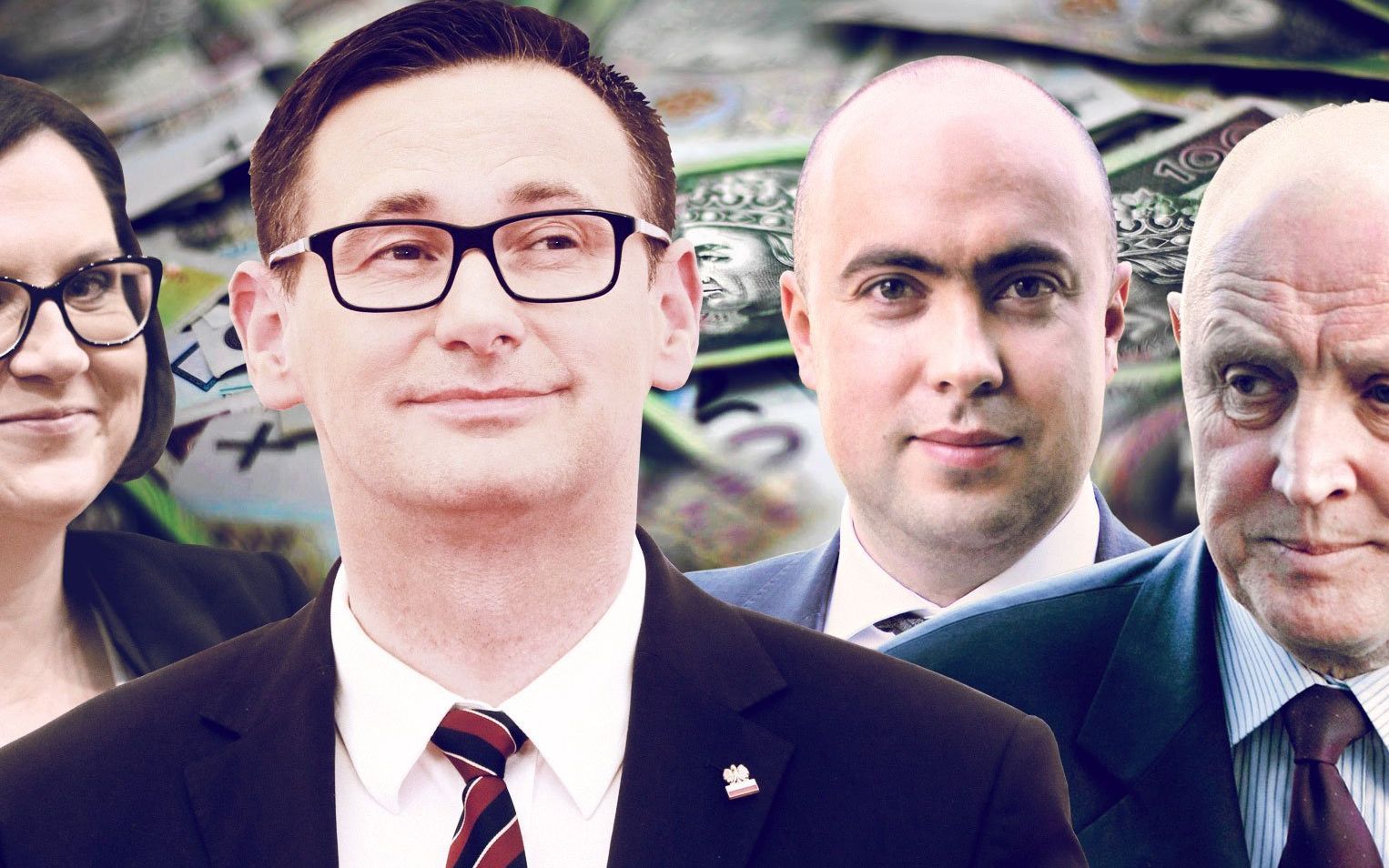 Grafika do artykułu Rośnie klub milionerów związanych z PiS. 162,4 mln zł na 84 osoby w spółkach z udziałem państwa