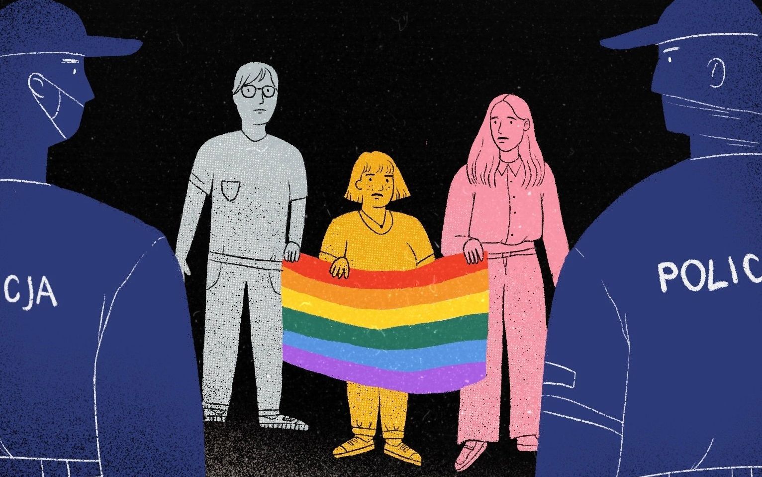Grafika do artykułu Morawiecki: „Prawa społeczności LGBTQ+ nie są zagrożone”. Pokazujemy premierowi, że jednak są