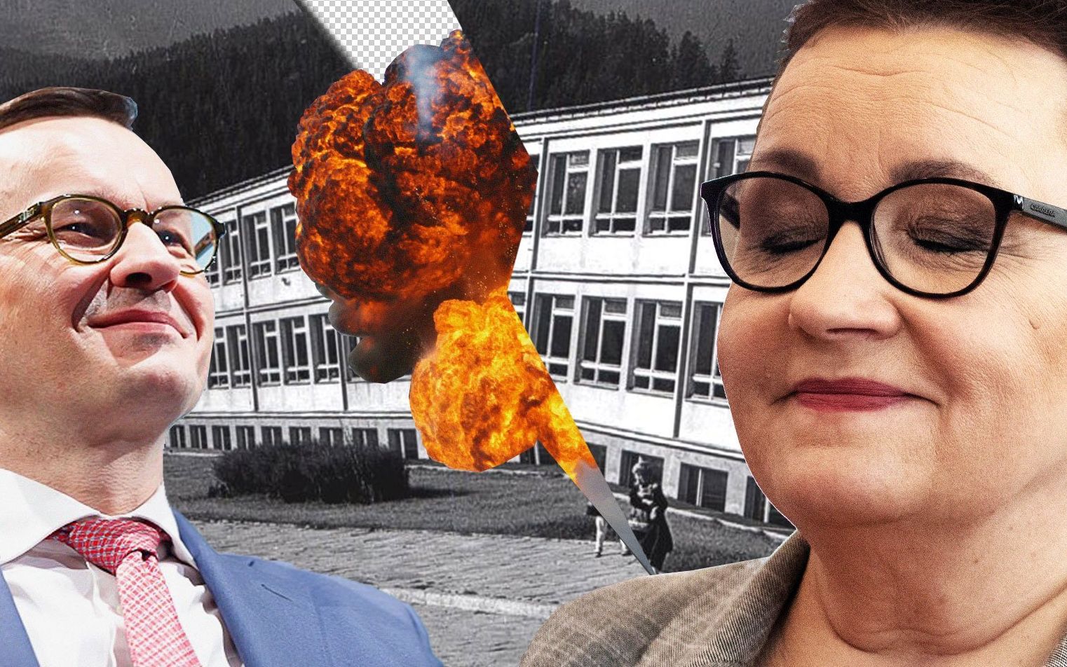 Grafika do artykułu PiS: "Potrzebny okrągły stół i głęboka reforma systemu oświaty". Takiej hucpy jeszcze nie było