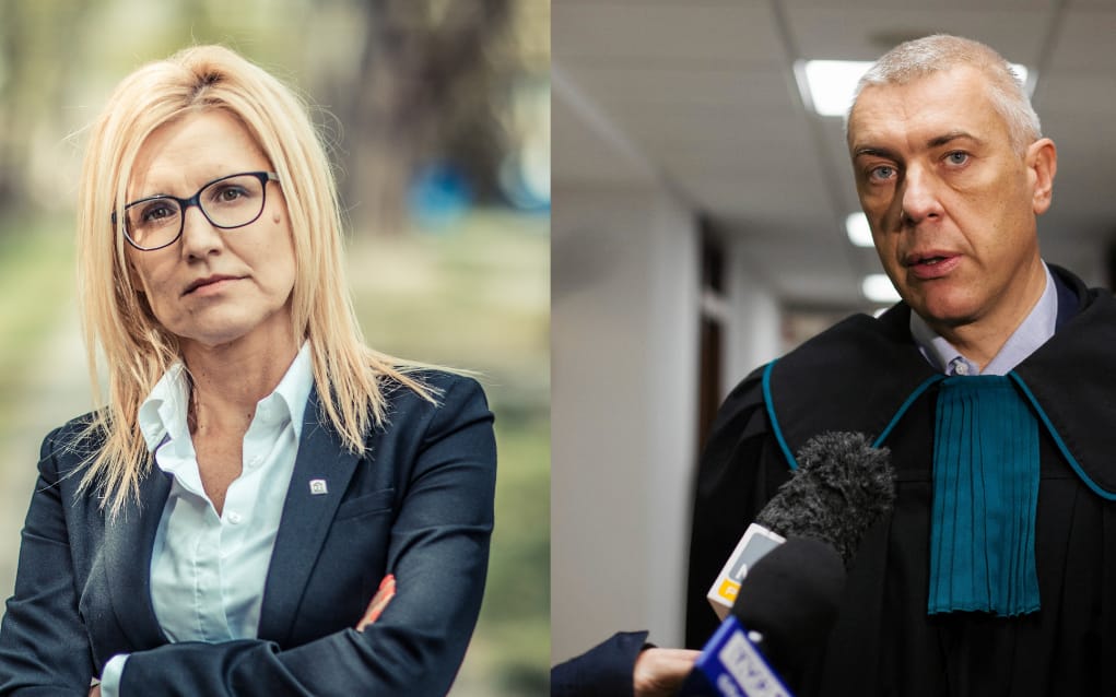 Grafika do artykułu AP: Telefony Romana Giertycha i prok. Ewy Wrzosek były śledzone z pomocą Pegasusa