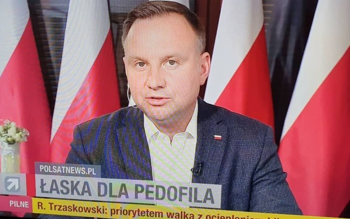 Grafika do artykułu Zamiast debaty. Duda bronił się w Polsacie, Trzaskowski przedstawiał program w TVN24