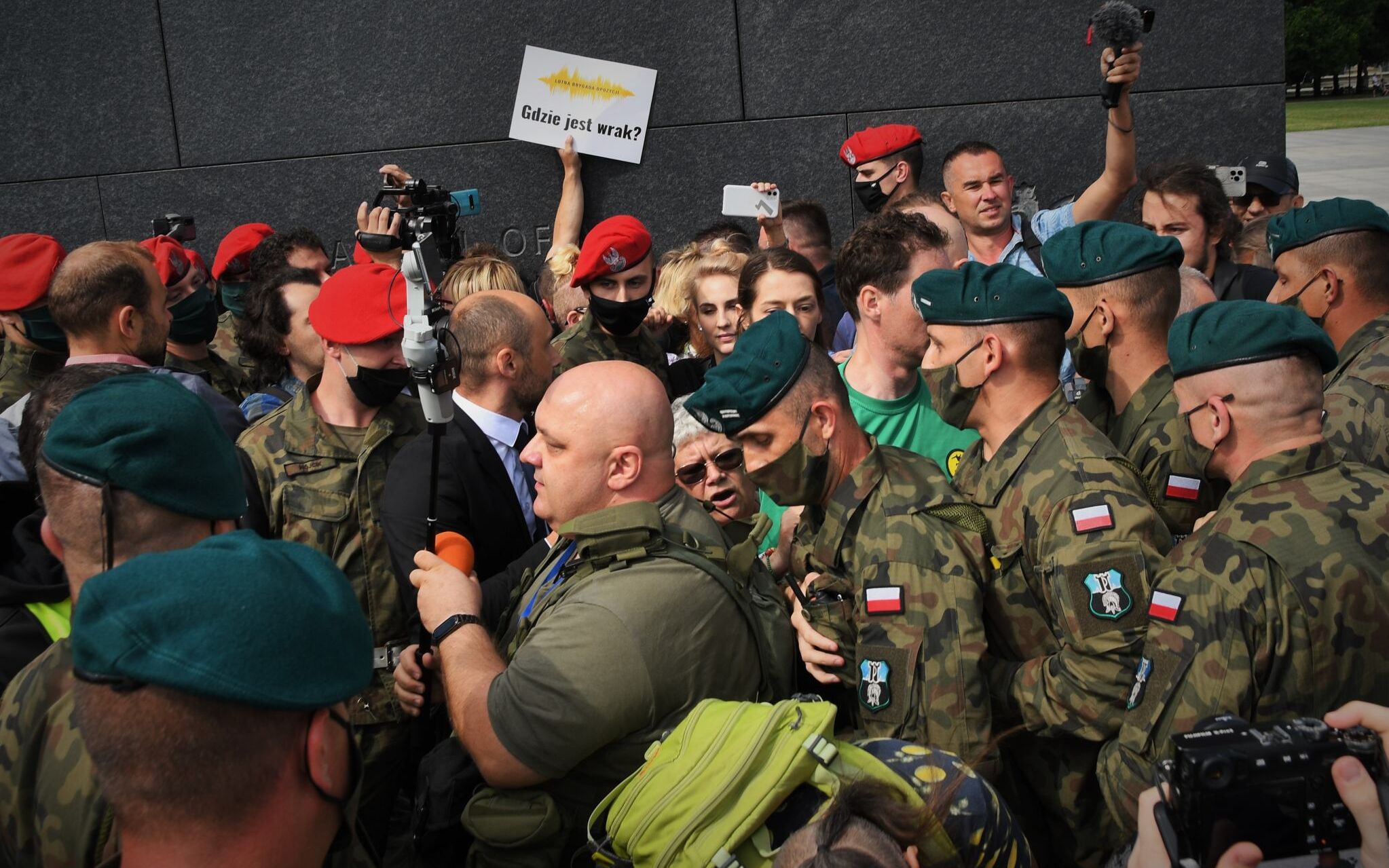 Warszawa, 10.07.2021. Miesięcznica smoleńska