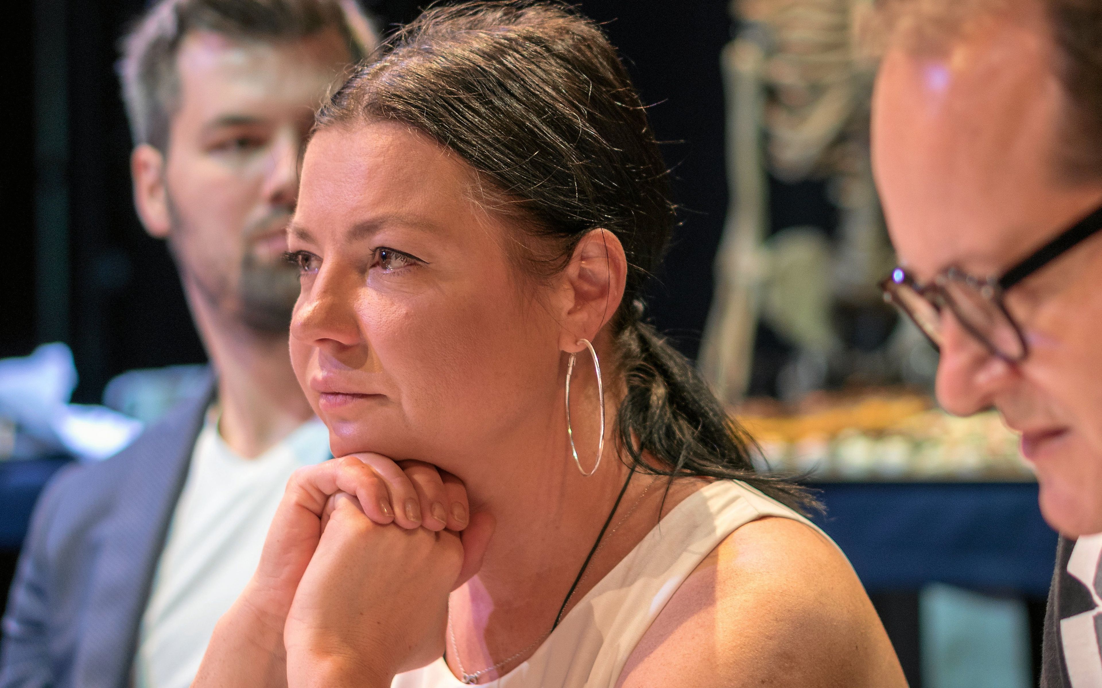 12.09.2018  Chorzow , Teatr Rozrywki . Aleksandra Gajewska i Jacek Bonczyk - nowi dyrektorzy teatru .
 Fot. Grzegorz Celejewski / Agencja Gazeta