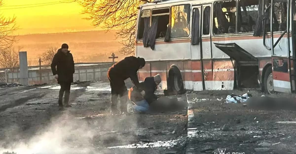 Ukraina. 12 górników zginęło w rosyjskim nalocie