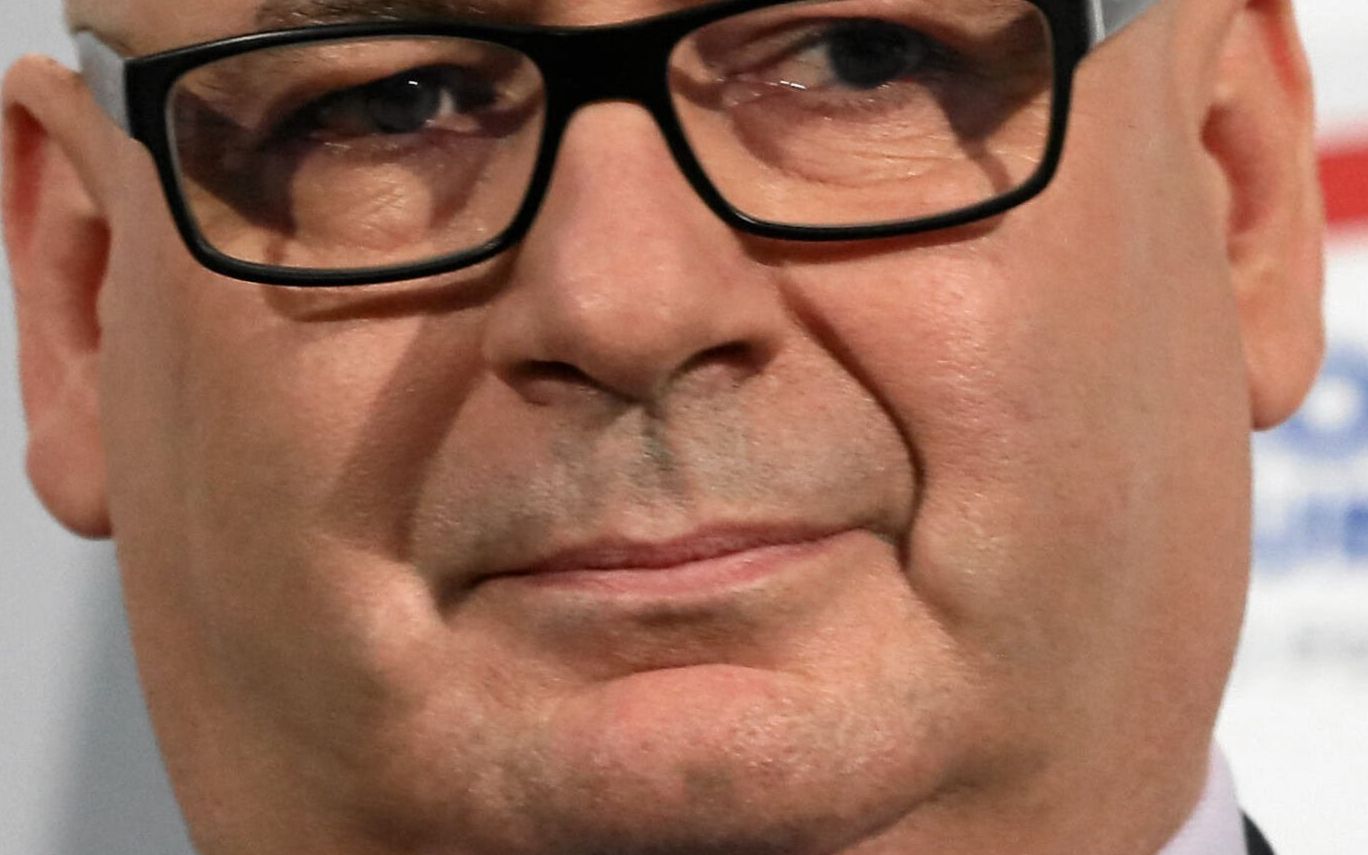 14.05.2019 Warszawa , ul Fokasal , Centrum Prasowe . Potr Zgorzelski podczas konferencji prasowej Koalicji Europejskiej .
Fot. Slawomir Kaminski / Agencja Wyborcza.pl