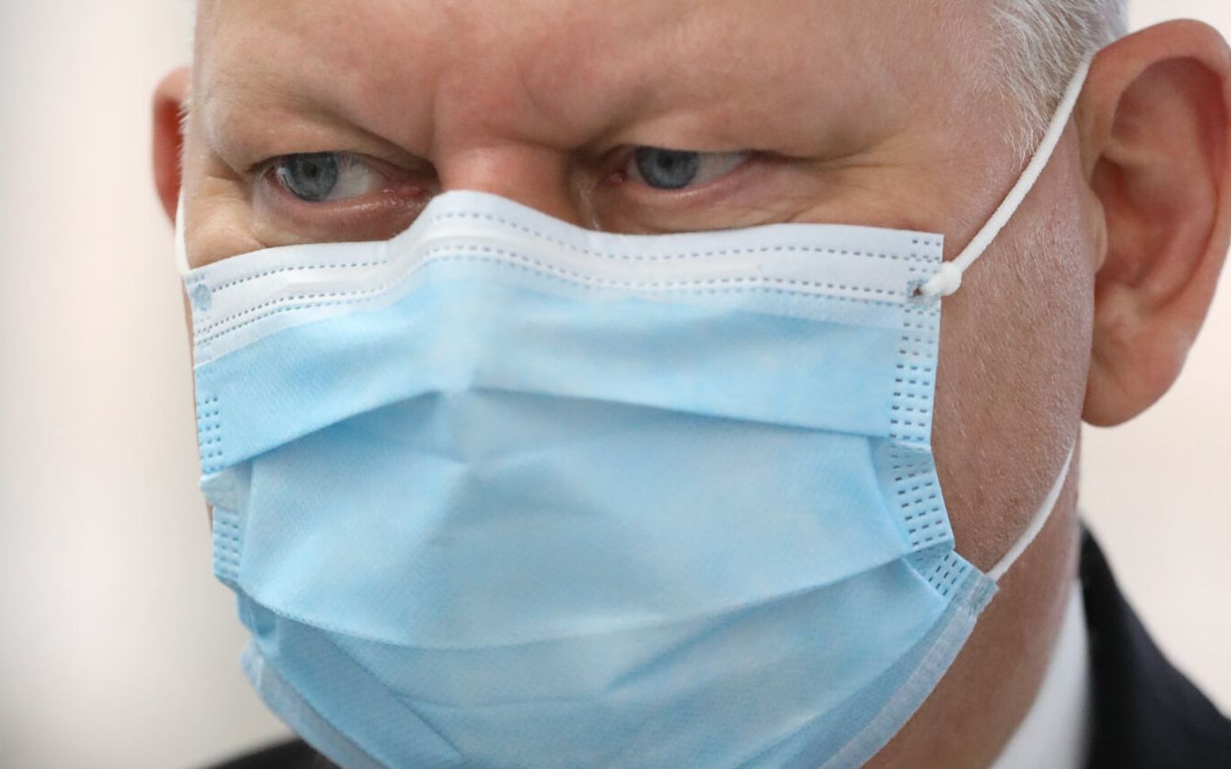 21.10.2020 Warszawa , ulicaica Wiejska . Sejm . 19 . posiedzenie Sejmu X kadencji . Posel PiS Marek Suski podczas prac nad ustawa o przeciwdzialaniu i zapobieganiu epidemii covid - 19 .
Fot. Slawomir Kaminski / Agencja Gazeta